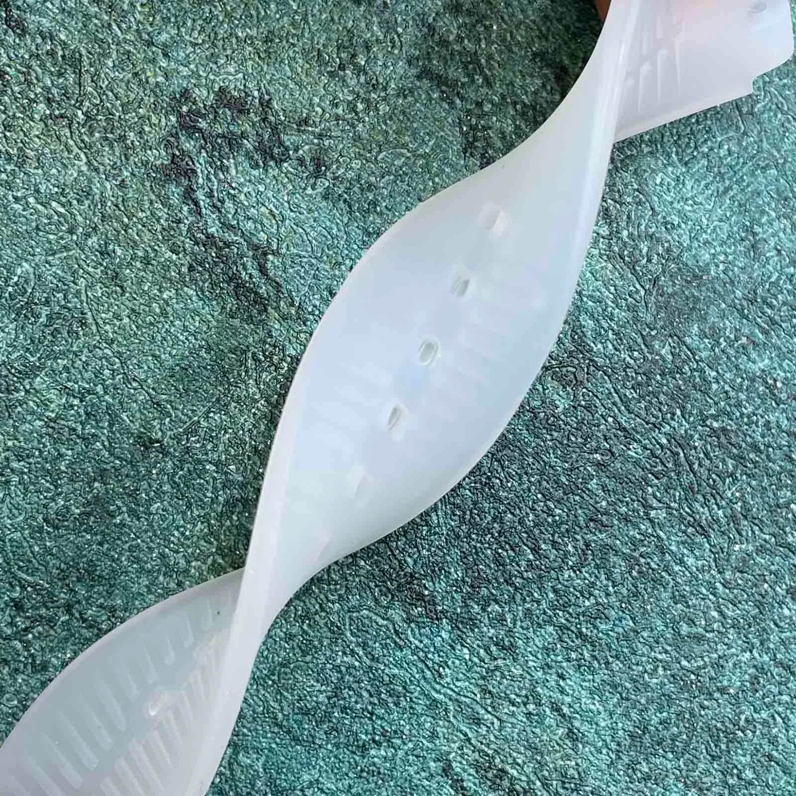 Rihahisy Cinturino in gomma siliconica per Swatch, 20mm, Translucent - immagine 3