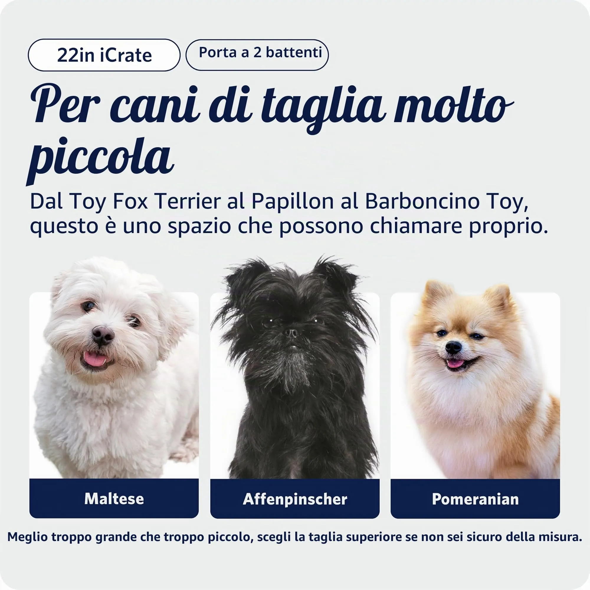 MidWest Homes for Pets iCrate Gabbia per cani a doppia porta, nero mod. 1522DD - immagine 2