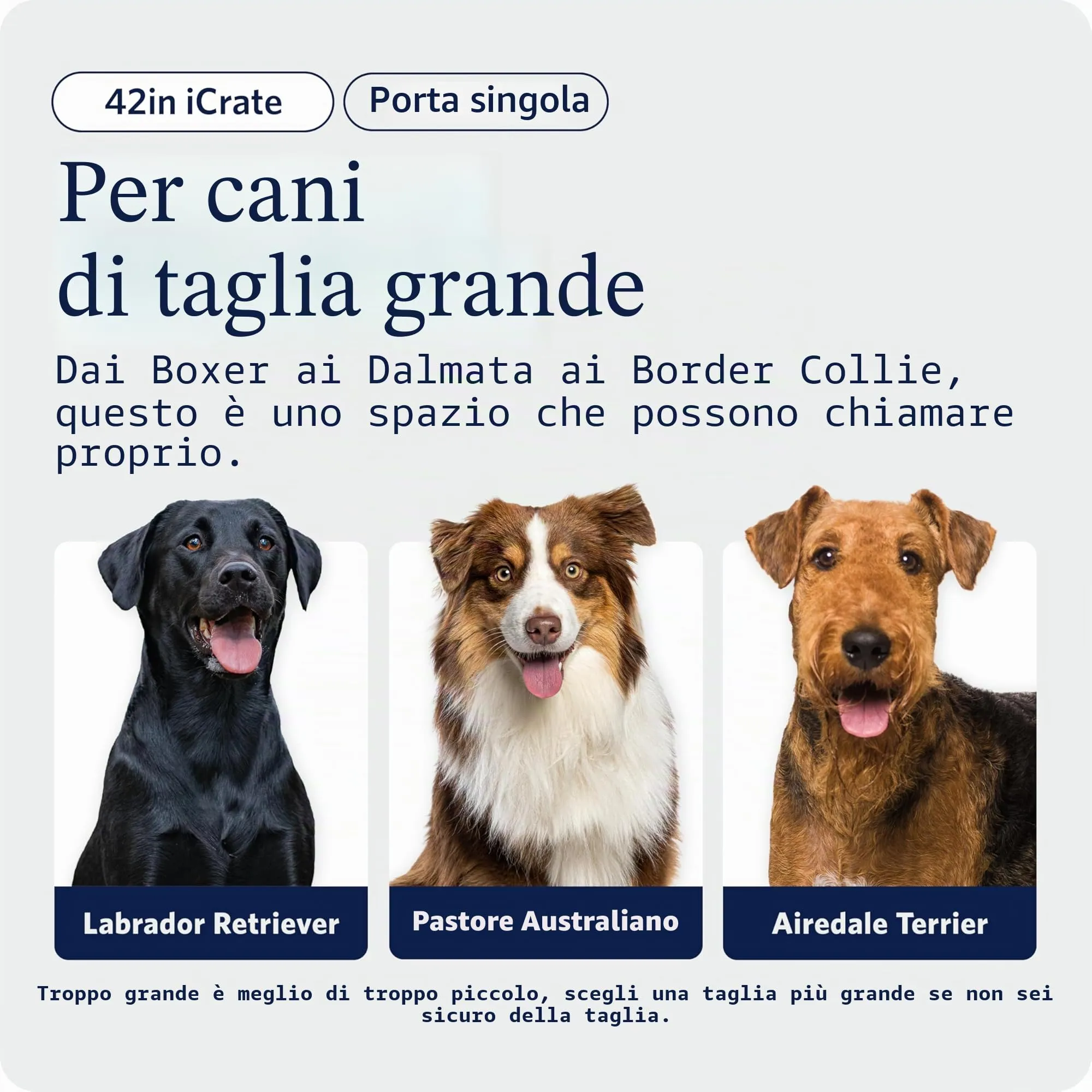 MidWest Homes for Pets iCrate Gabbia per cani a porta singola, 106,68 cm, nero, mod. 1542DDU - immagine 3