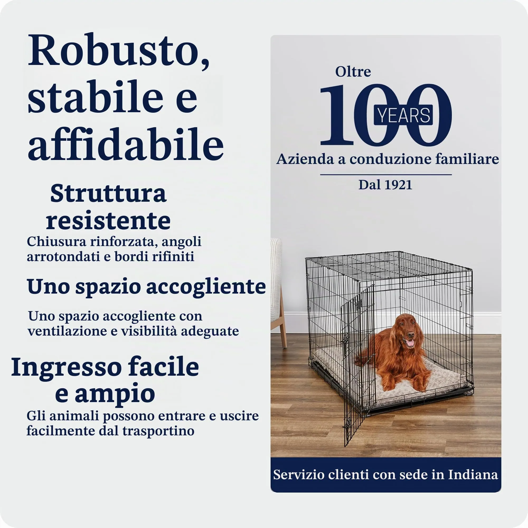 MidWest Homes for Pets iCrate Gabbia per cani a porta singola, 106,68 cm, nero, mod. 1542DDU - immagine 7