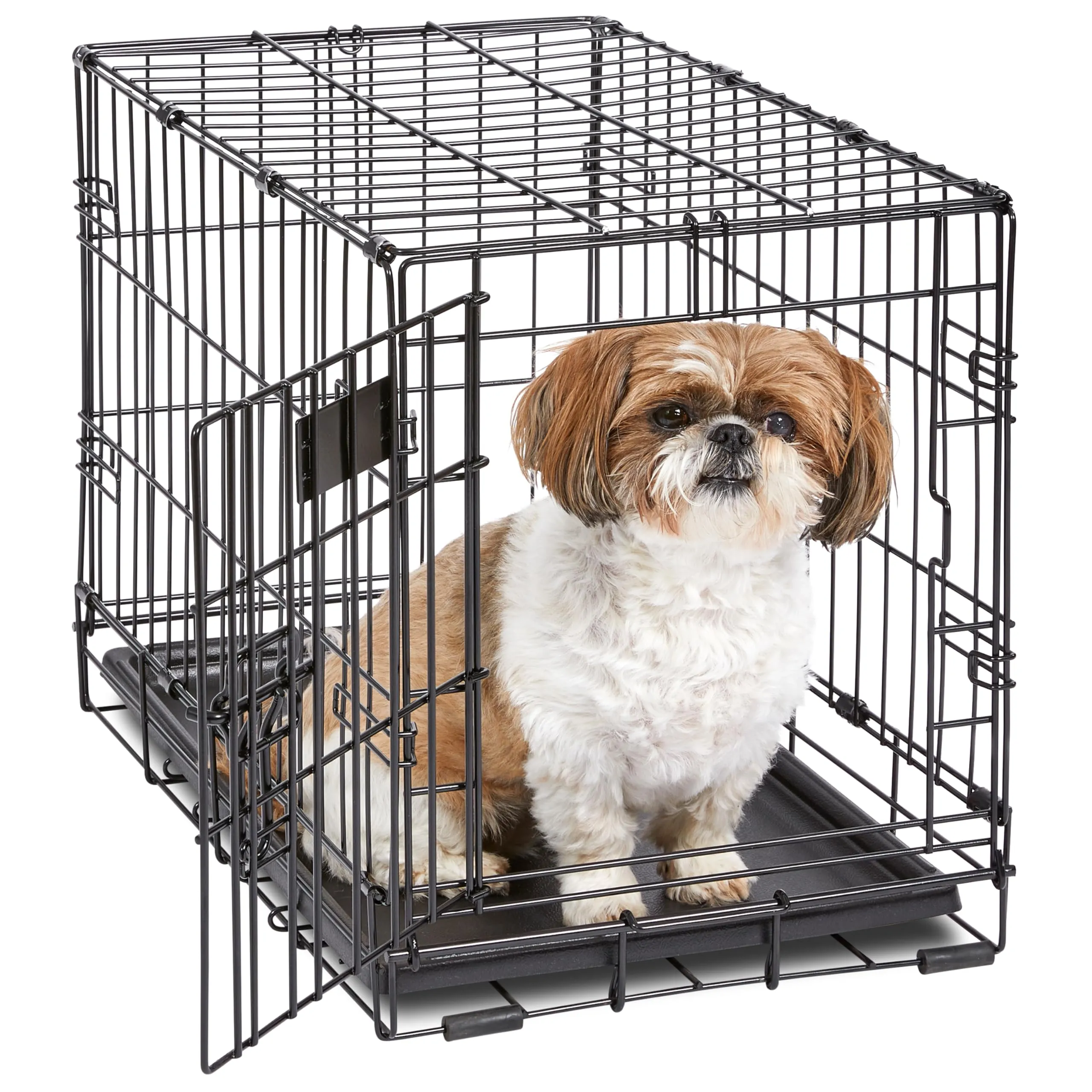 MidWest Homes for Pets iCrate Gabbia per cani a porta singola, Nero, mod. 1522 - immagine 1