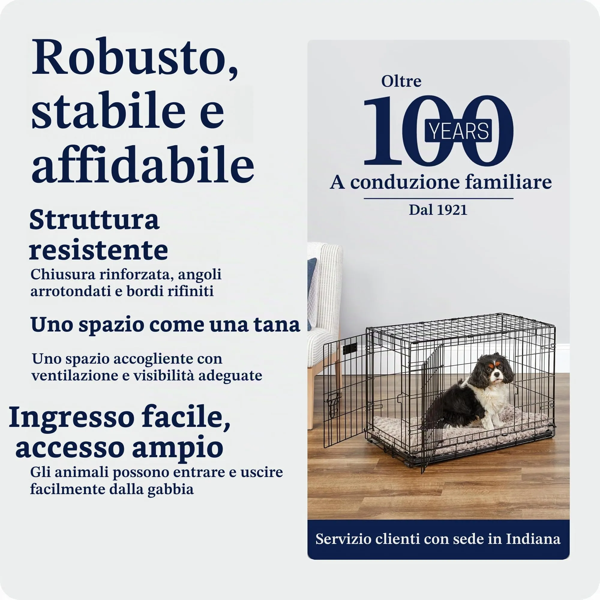 MidWest Homes for Pets iCrate Gabbia per cani a due porte, 76,2 cm, nero, modello 1530 - immagine 6