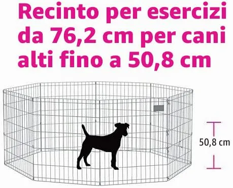 Bunny Business Box Pieghevole a 8 Pannelli per Cani, Cuccioli, Gatti e Conigli, Medio, Nero - immagine 6
