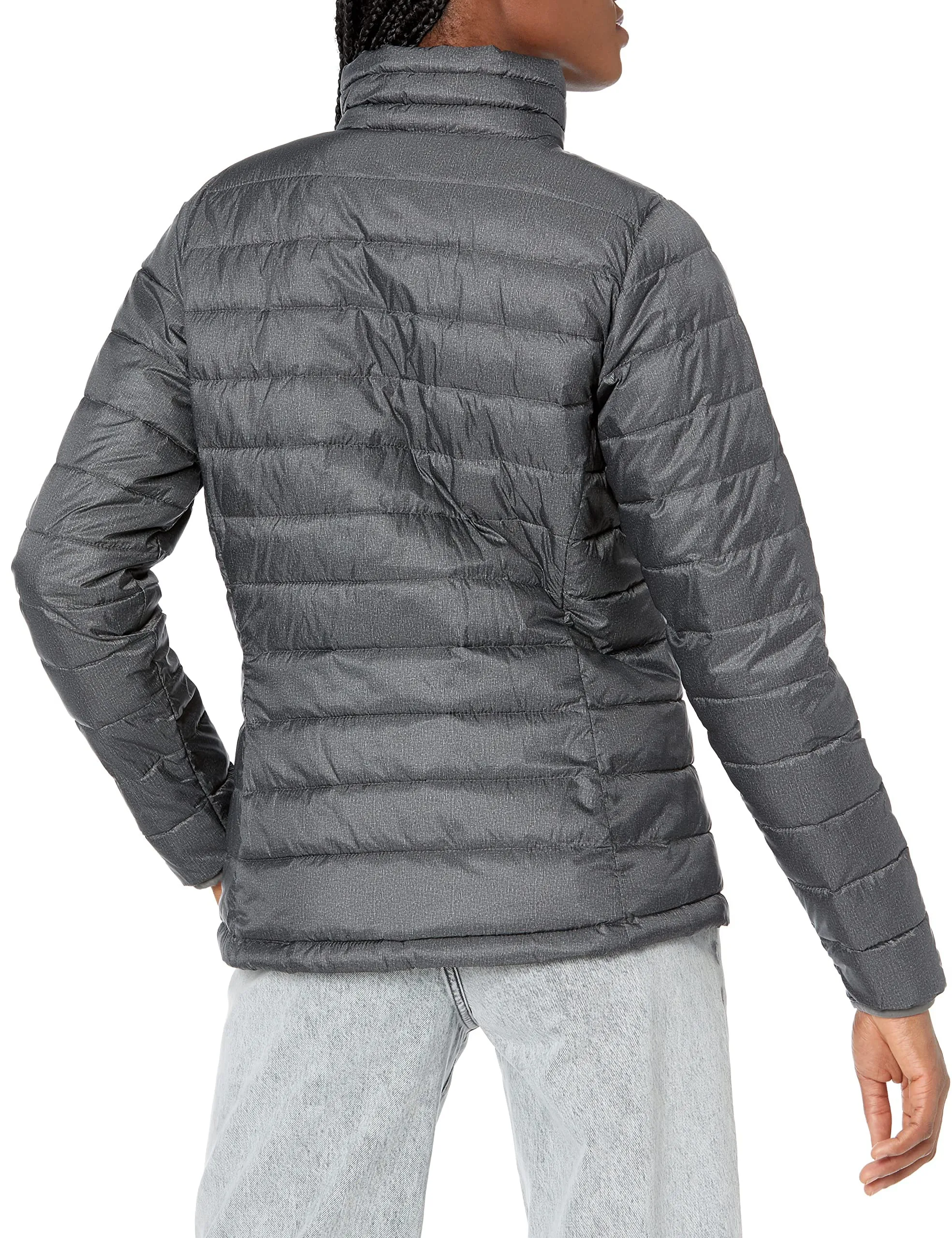 Amazon Essentials Piumino leggero resistente all'acqua ripiegabile Donna, Carbone Puntinato, S - immagine 3