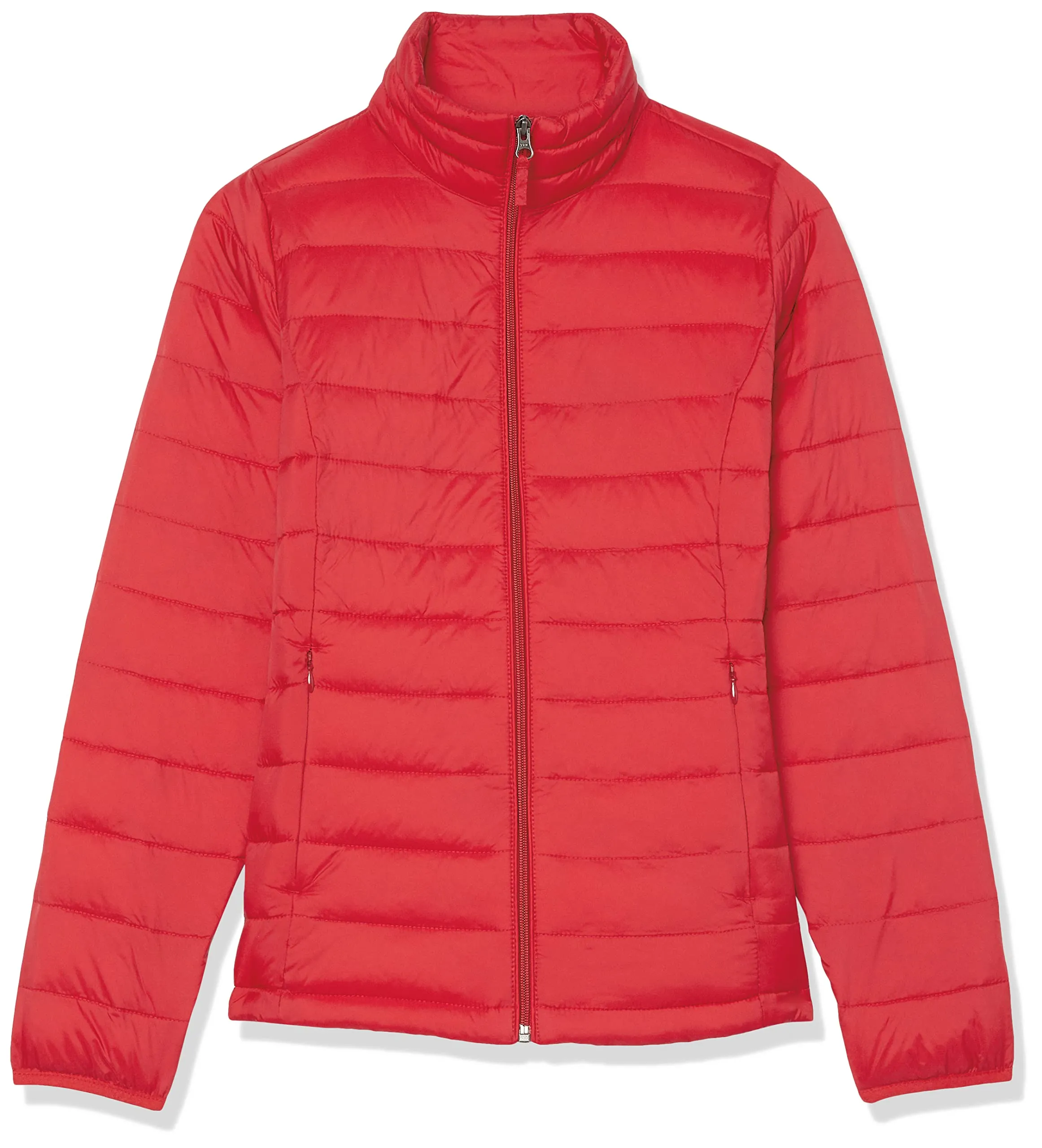 Amazon Essentials Piumino leggero resistente all'acqua ripiegabile Donna, Rosso Papavero Brillante, XL - immagine 9