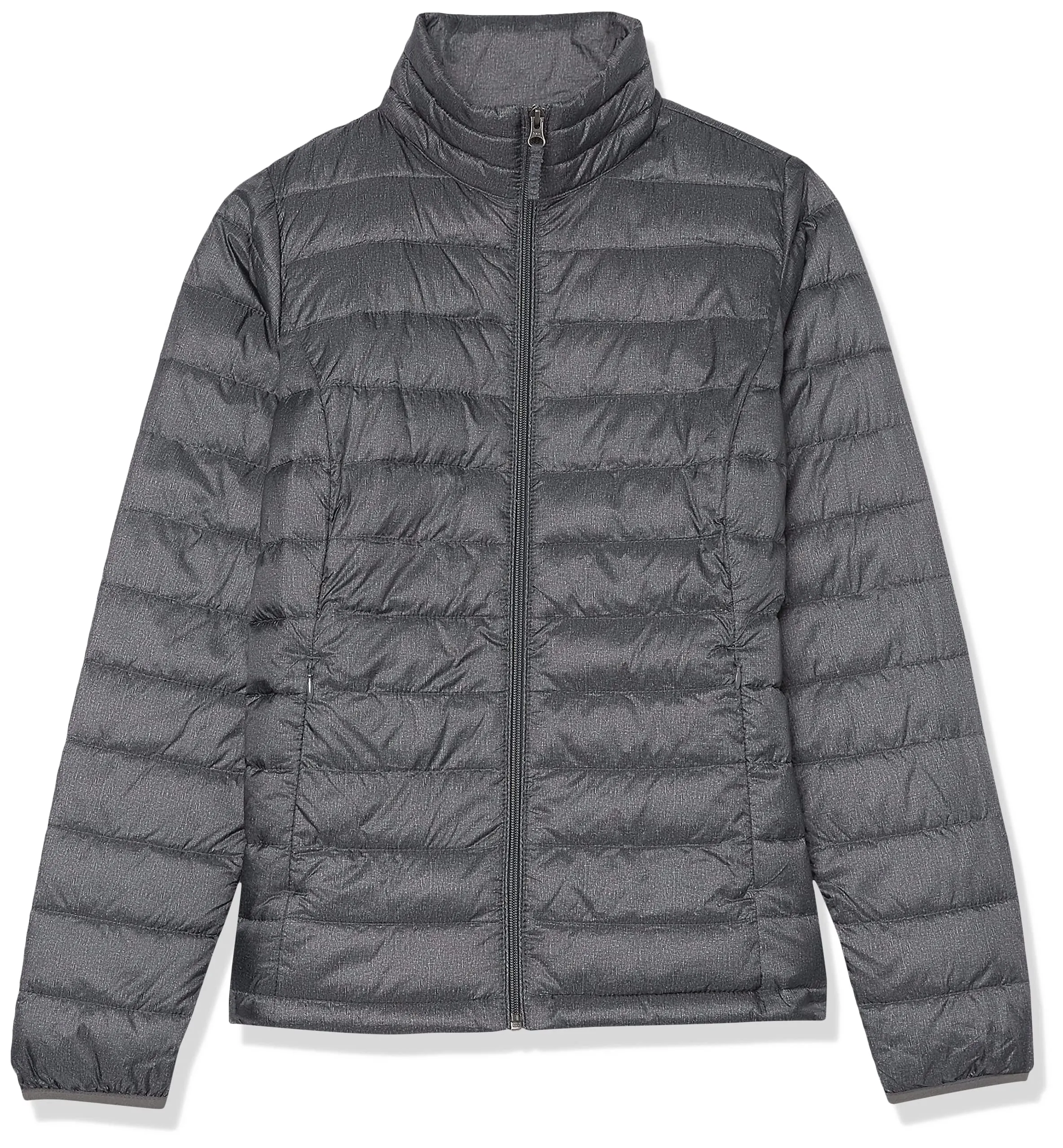 Amazon Essentials Piumino Leggero Resistente all'Acqua Ripiegabile Donna, Carbone Puntinato, M - immagine 8