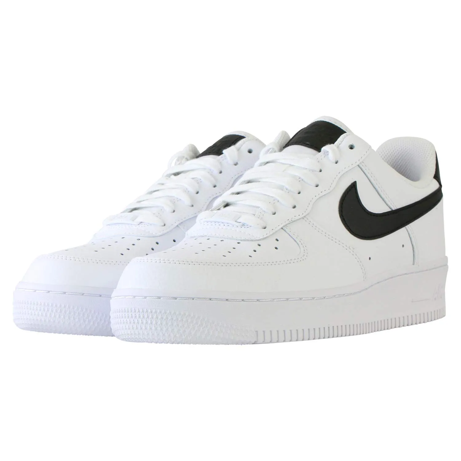 Nike Women's Air Force 1 '07 Basketball Shoes, White White Black, 36.5 EU - immagine 7