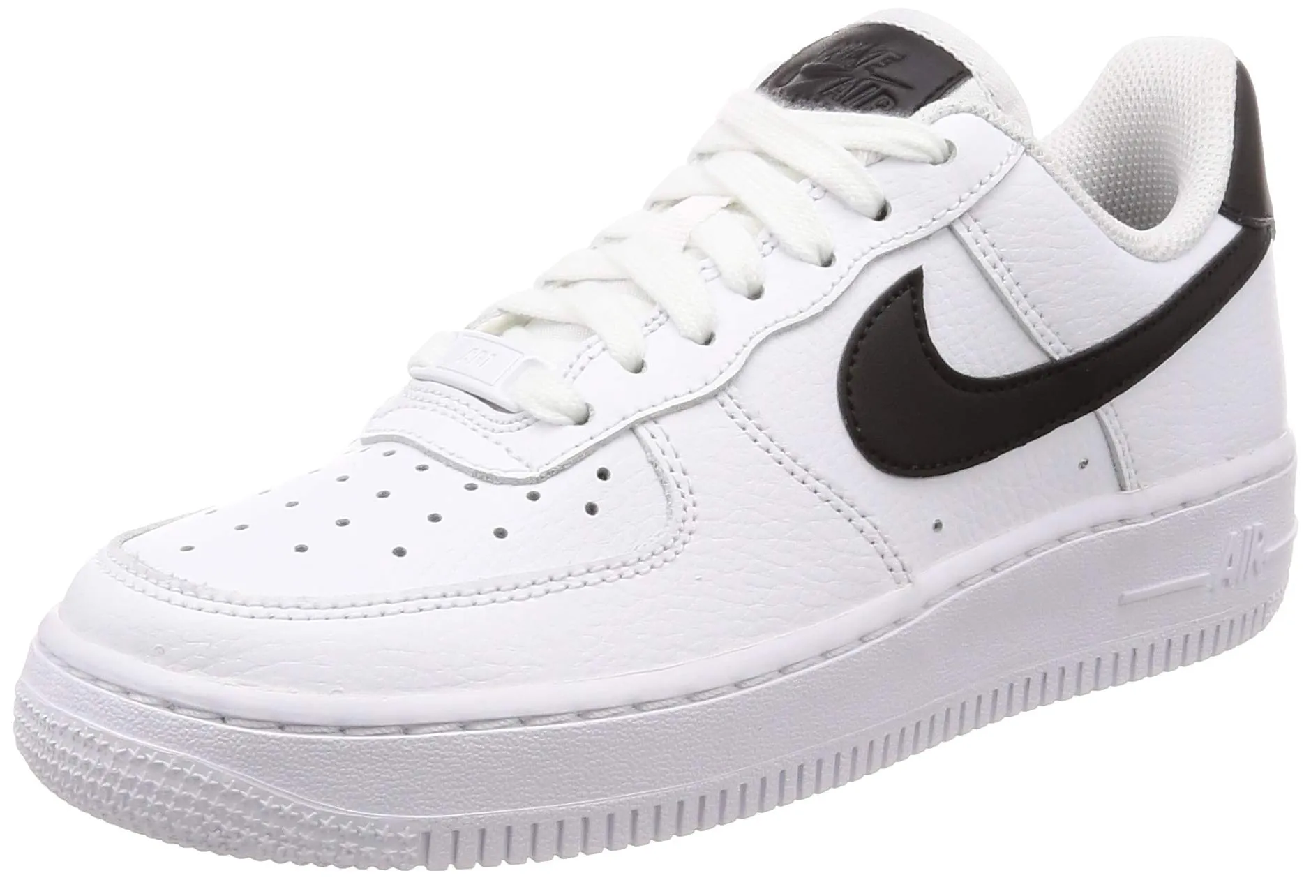 Nike Wmns Air Force 1 '07 Basketball Shoes - White White Black - 35.5 EU - immagine 1