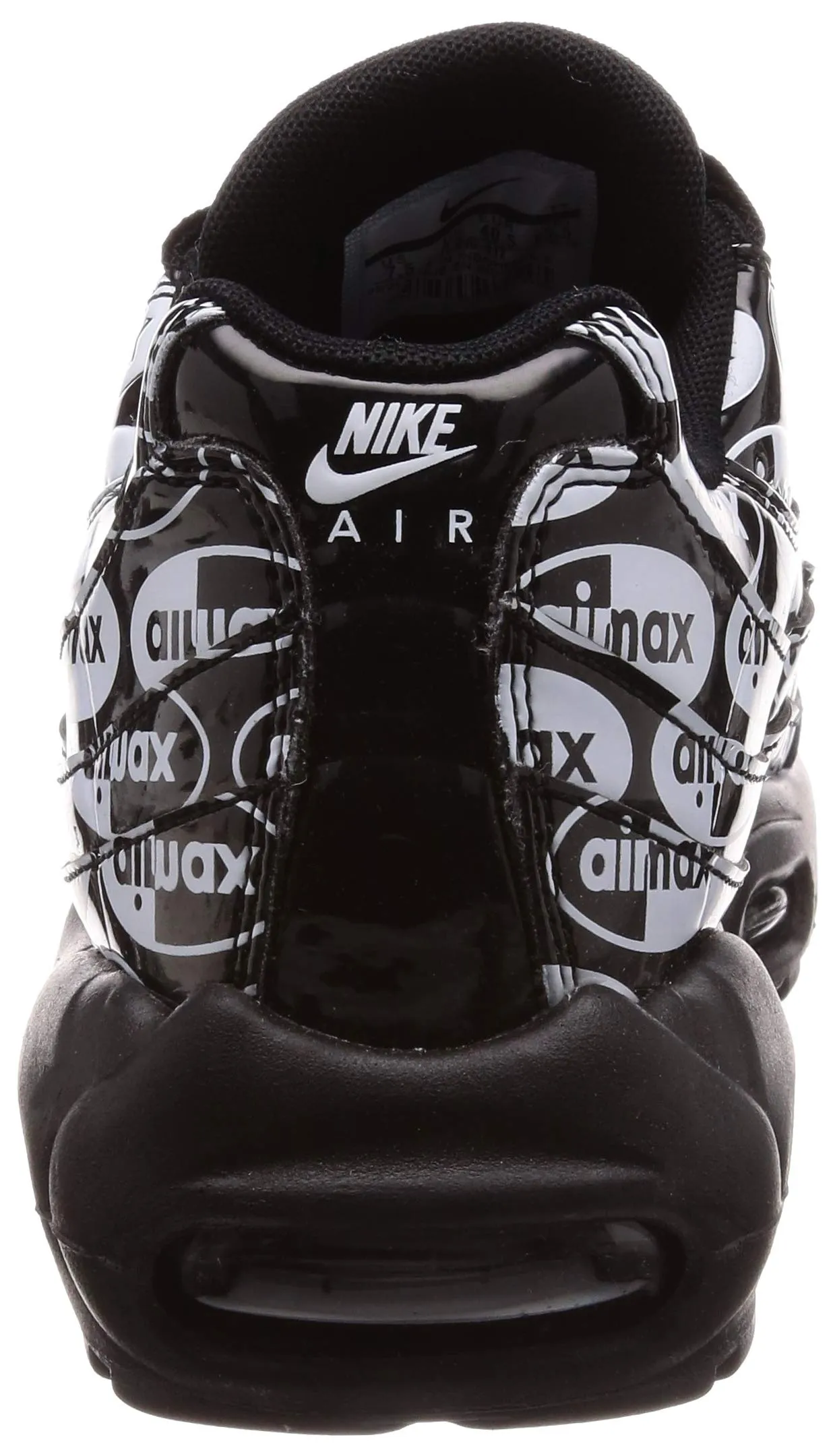 Nike Air Max 95 PRM - Nero (Black/Black/White 017), 42 EU - immagine 3