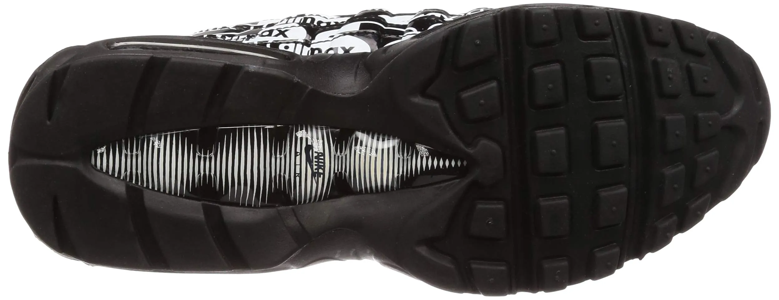 Nike Air Max 95 PRM - Nero (Black/Black/White 017), 42 EU - immagine 4