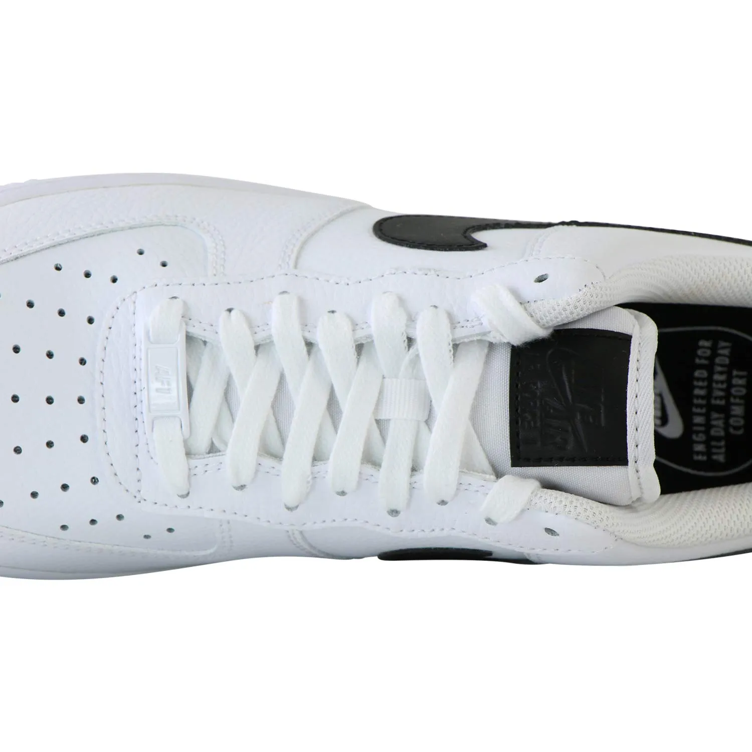 Nike Air Force 1 '07 Women's Basketball Shoes - White White Black - 40.5 EU - immagine 8