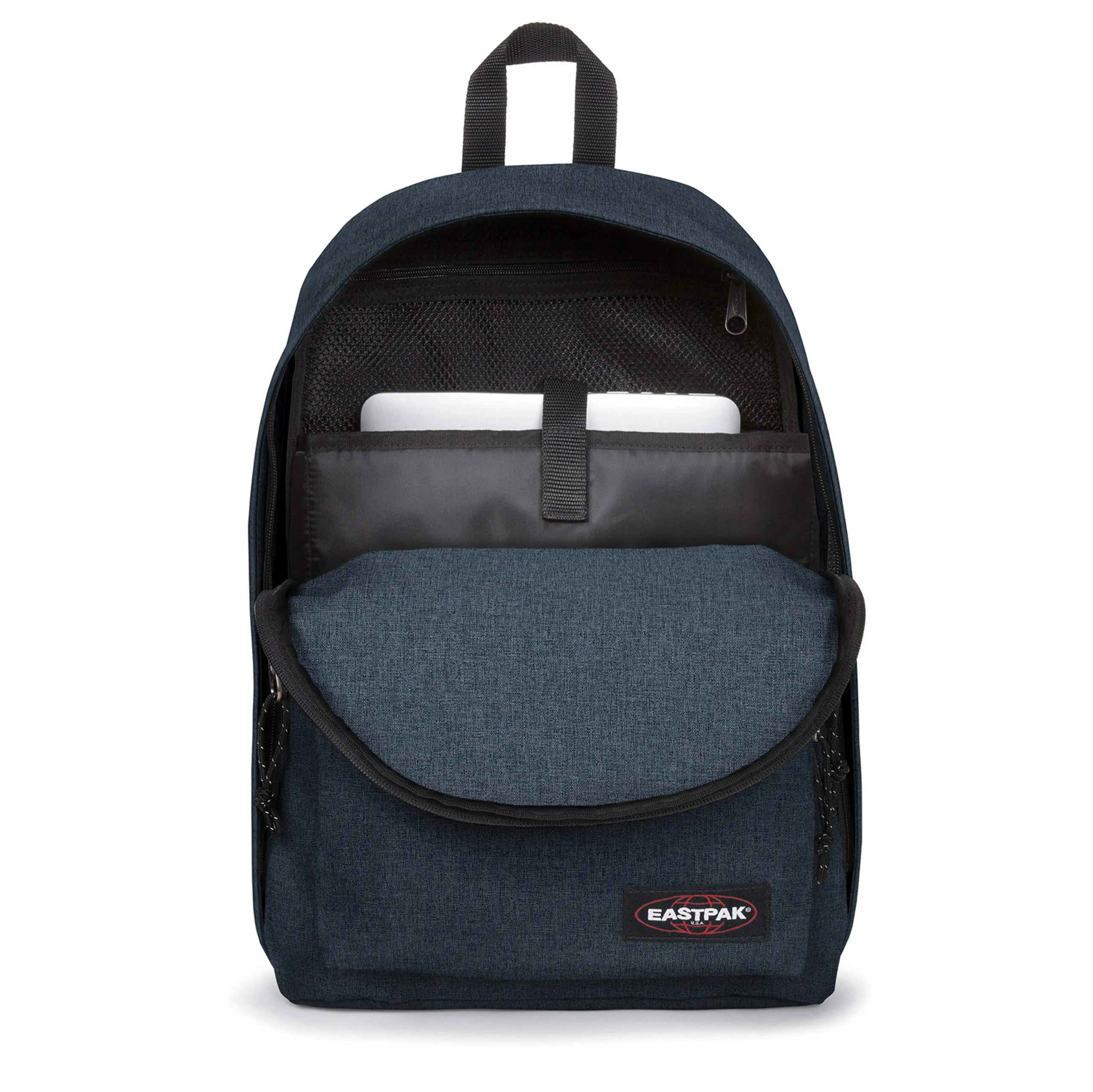 Eastpak Out of Office Zaino 27L, Scomparto Laptop 13–15”, Triple Denim - immagine 2