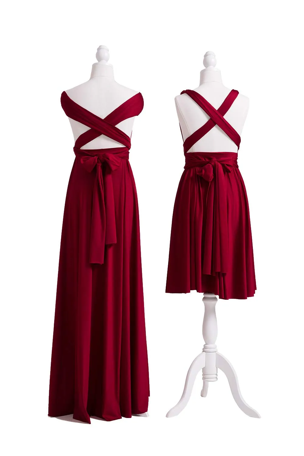 72styles Abito Cerimonia Donna Vestito Elegante Infinity Damigella d'Onore - immagine 4