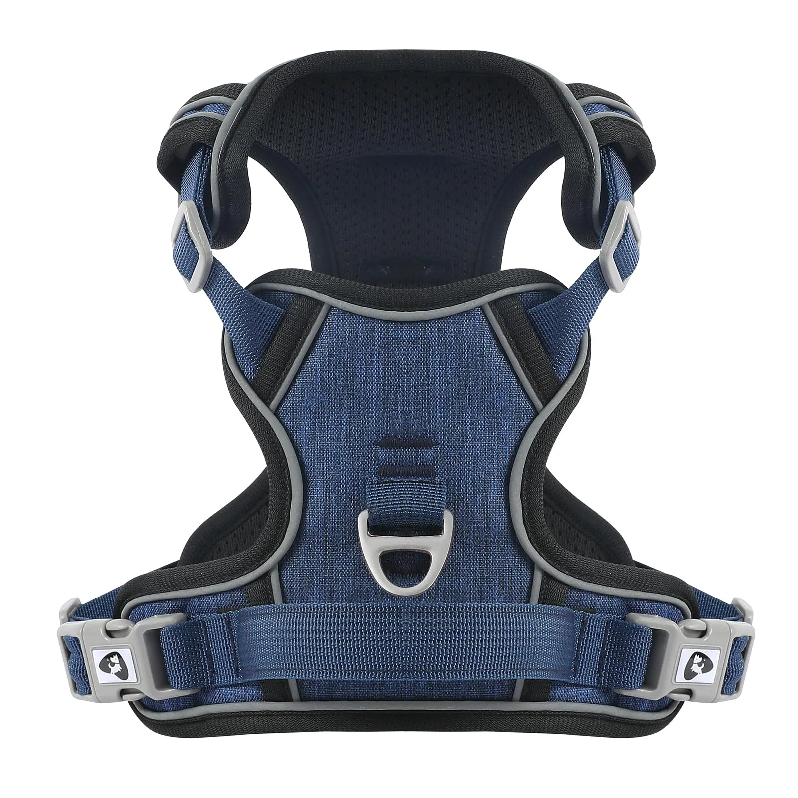 COMSLE Pettorina Anti Tiro per Cani, Riflettente e Traspirante, Blu Scuro, L - immagine 1