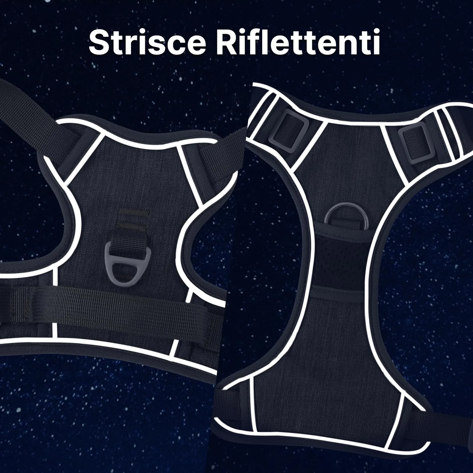 COMSLE Pettorina Anti Tiro per Cani Riflettente e Traspirante, Verde Scuro, XL - immagine 6