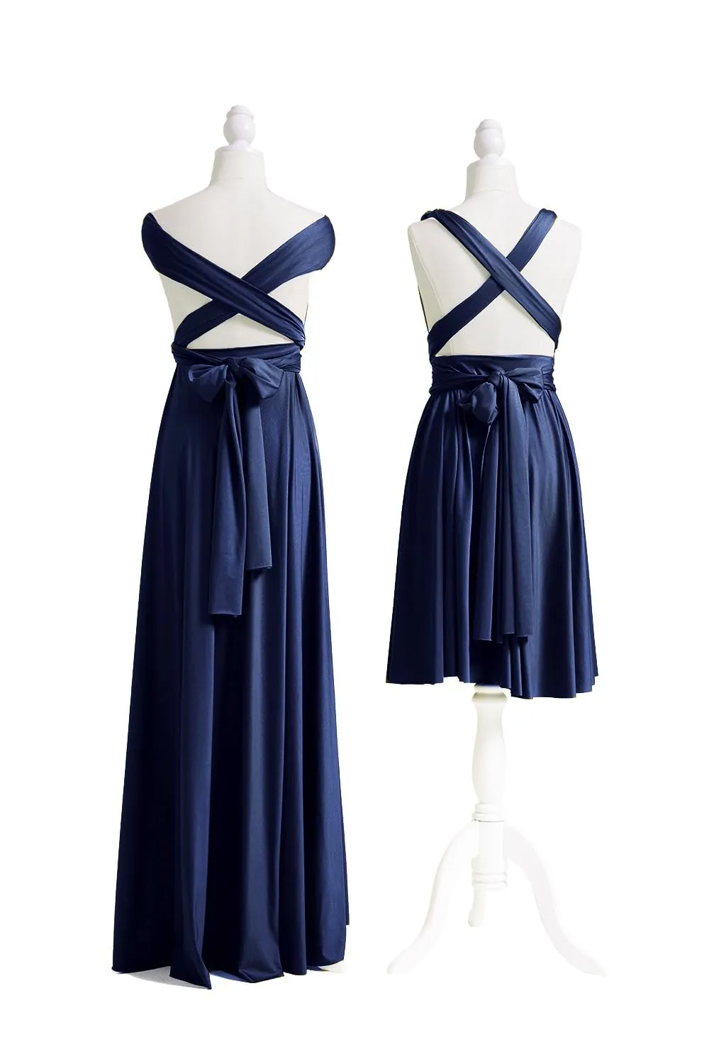 72styles Abito Cerimonia Donna Vestito Elegante Infinity Damigella d'Onore - immagine 4