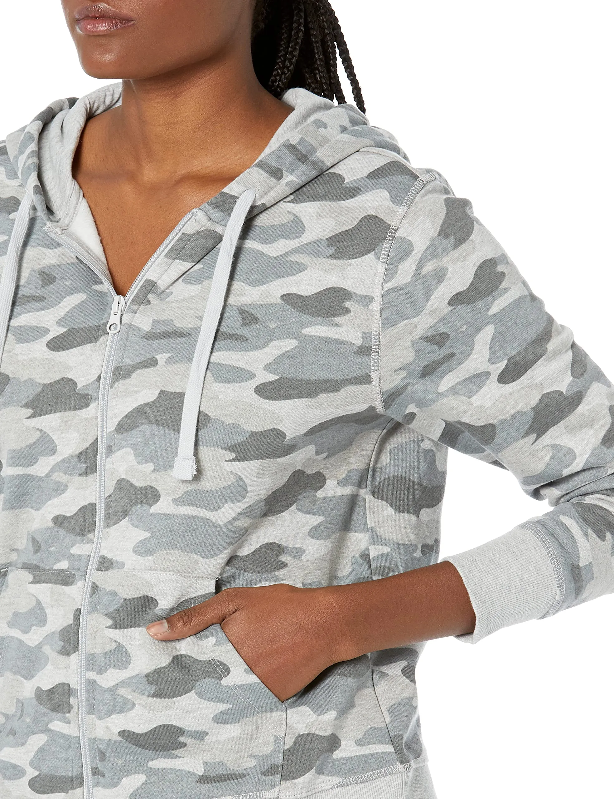 Amazon Essentials Wae50008fl18 Donna Cappuccio, Grey Camo, X-Small - immagine 3