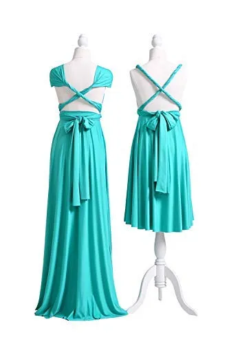 72styles Abito Infinity Multiway da Cerimonia Lungo Maxi Taglie Forti - immagine 4
