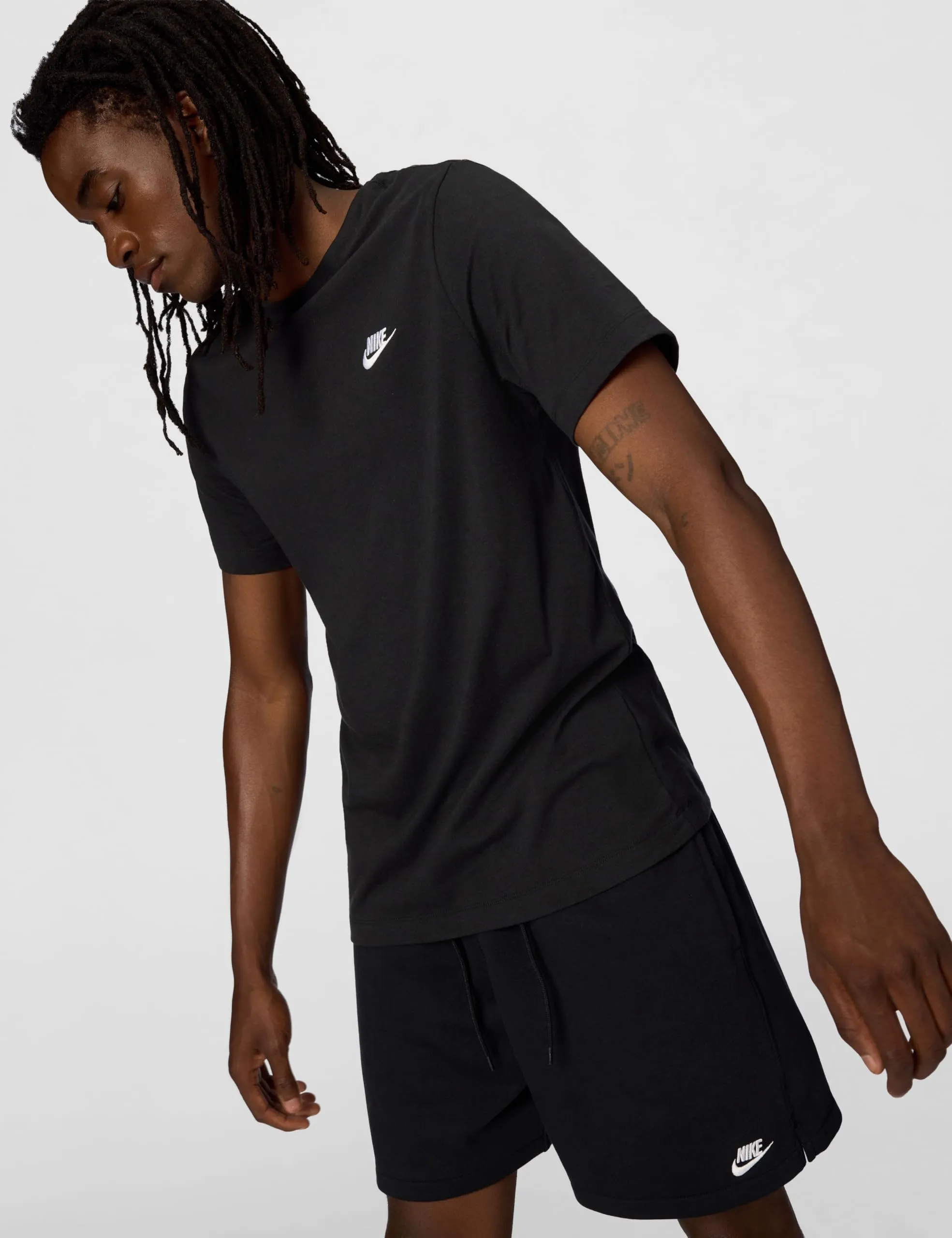 Nike NSW Club Tee, Black White, XXL - immagine 5