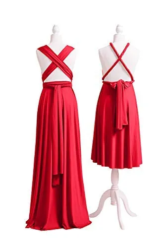 72styles Abito Cerimonia Donna Vestito Elegante Infinity Damigella d'Onore - immagine 4