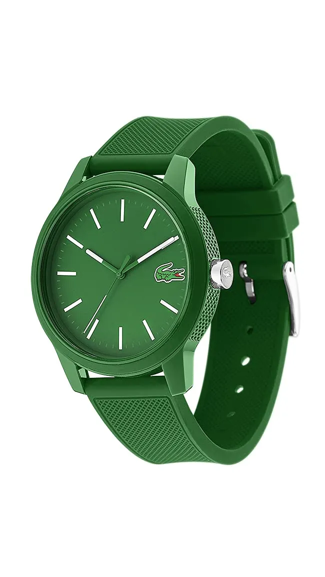 Lacoste 12.12 Analog Quartz Men's Watch Green Silicone Strap - 2010985 - immagine 2