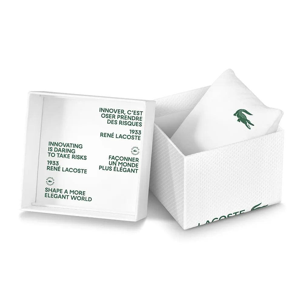 Lacoste 12.12 Orologio Cronografo da Uomo Cinturino Silicone Bianco 2010974 - immagine 5