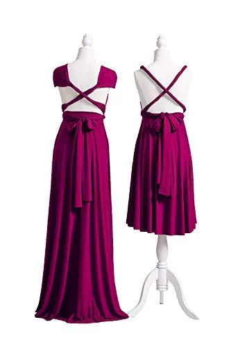 72styles Abito Cerimonia Donna Vestito Elegante Infinity Damigella d'Onore - immagine 4
