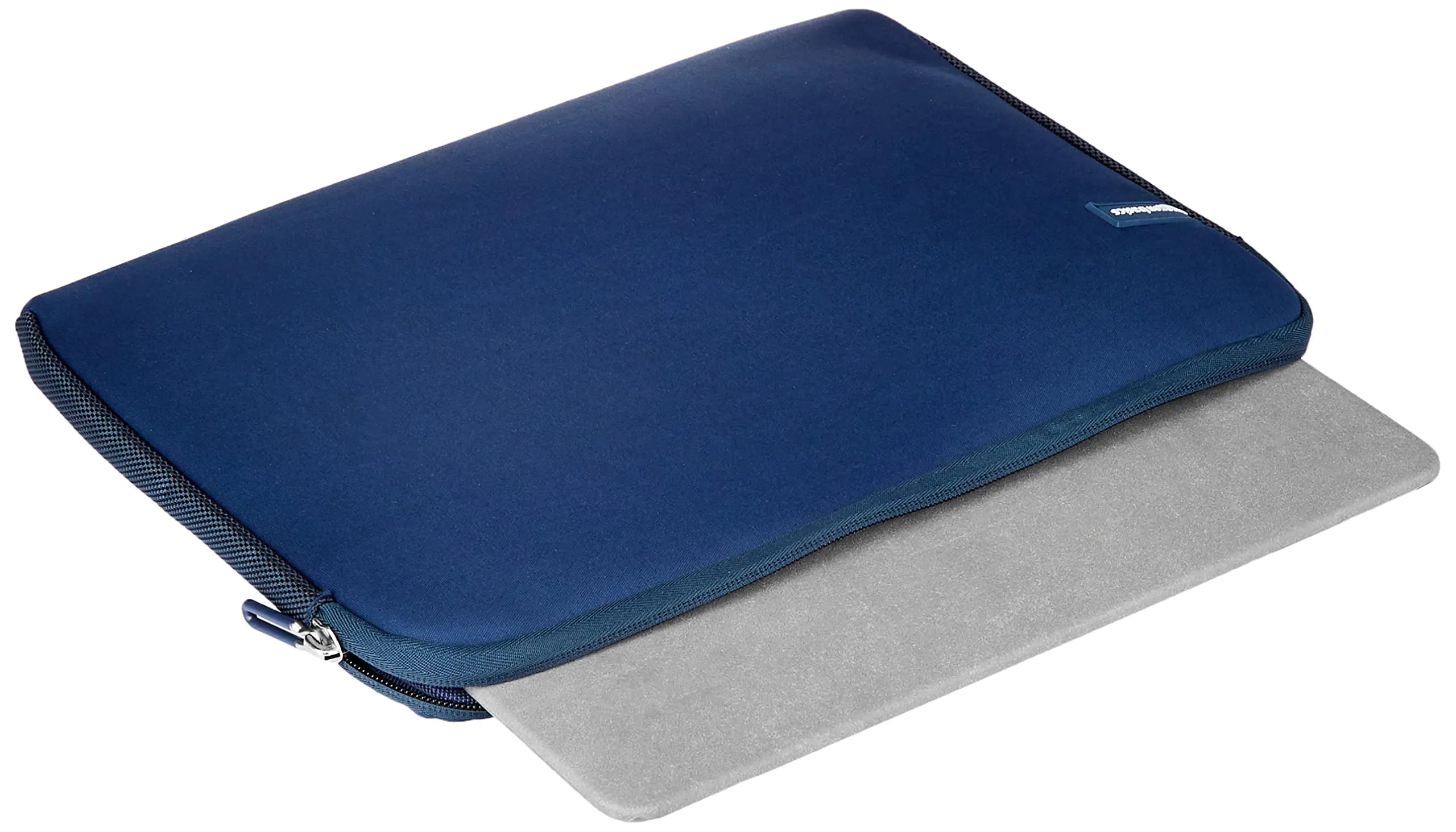 Amazon Basics Custodia per Laptop 13,3 Pollici, Blu navy - immagine 2