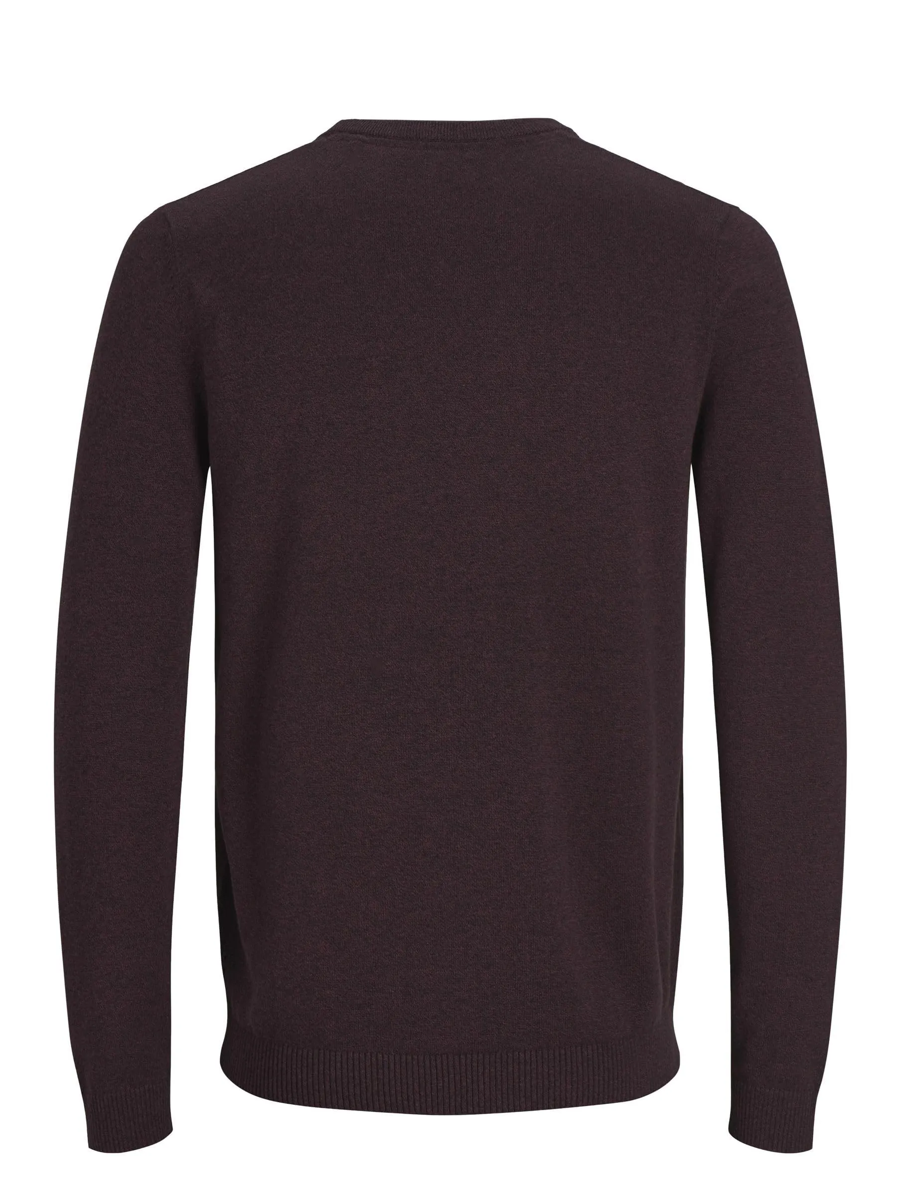 Jack & Jones Jjebasic Knit Crew Neck Noos Sweatshirt - Port Royale Detail: Twisted with Black, X-Small - immagine 4