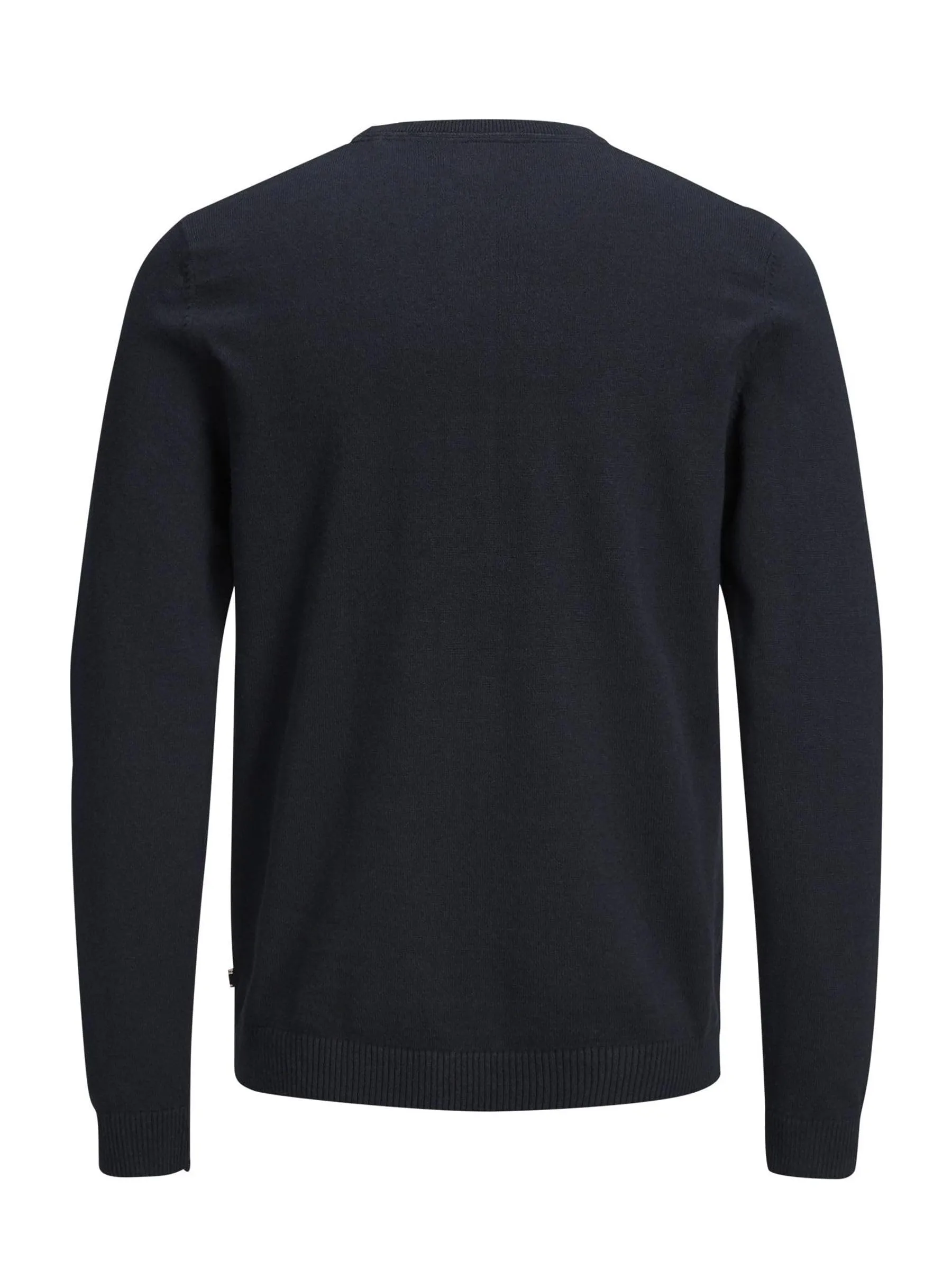 Jack & Jones Jjebasic Knit Crew Neck Noos Sweatshirt, Navy Blazer, Small - immagine 4