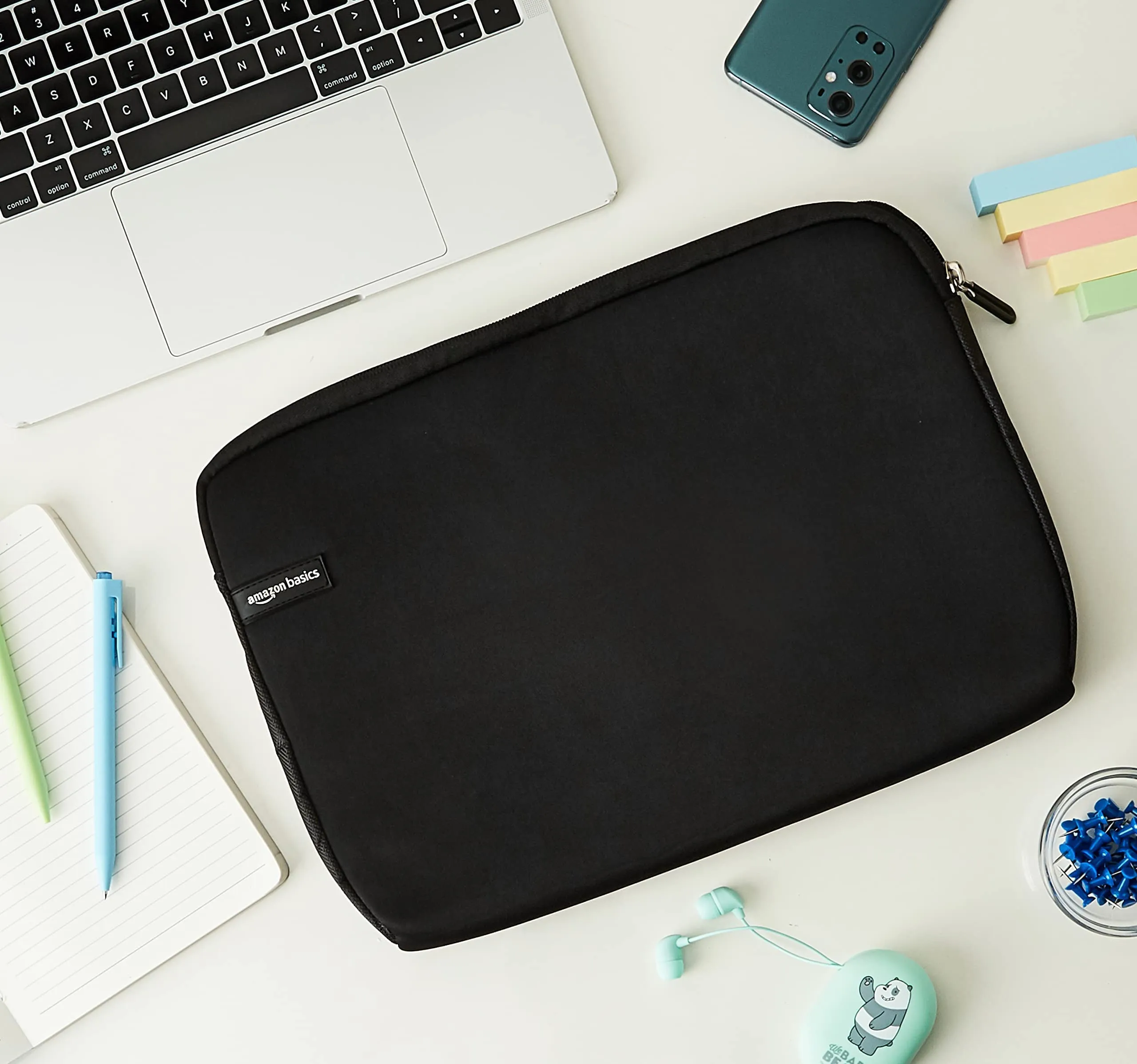 Amazon Basics Custodia per computer portatile fino a 14 Pollici, Nero - immagine 8