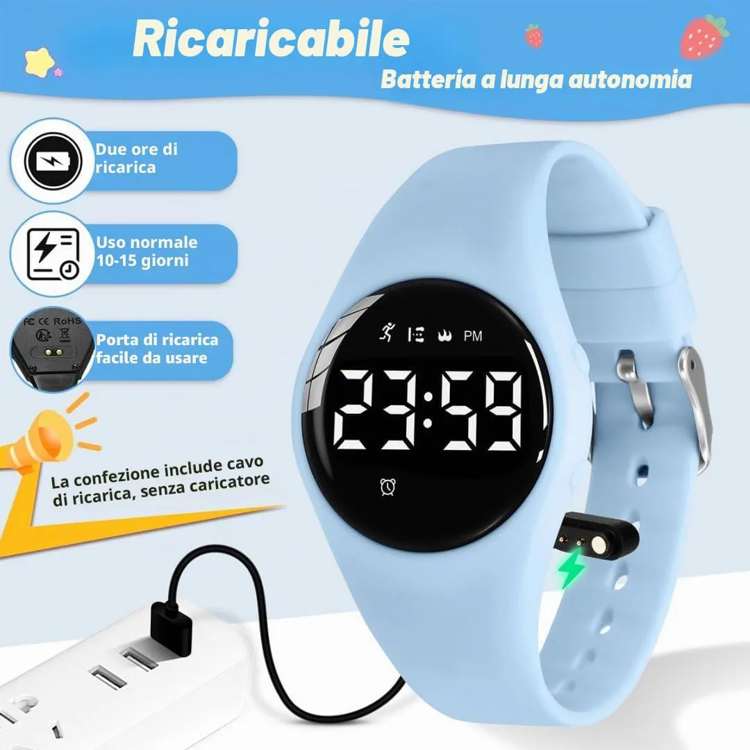 BEN NEVIS Orologio da Polso Sportivo Digitale per Bambini con Sveglia, Calorie e Contapassi - immagine 5