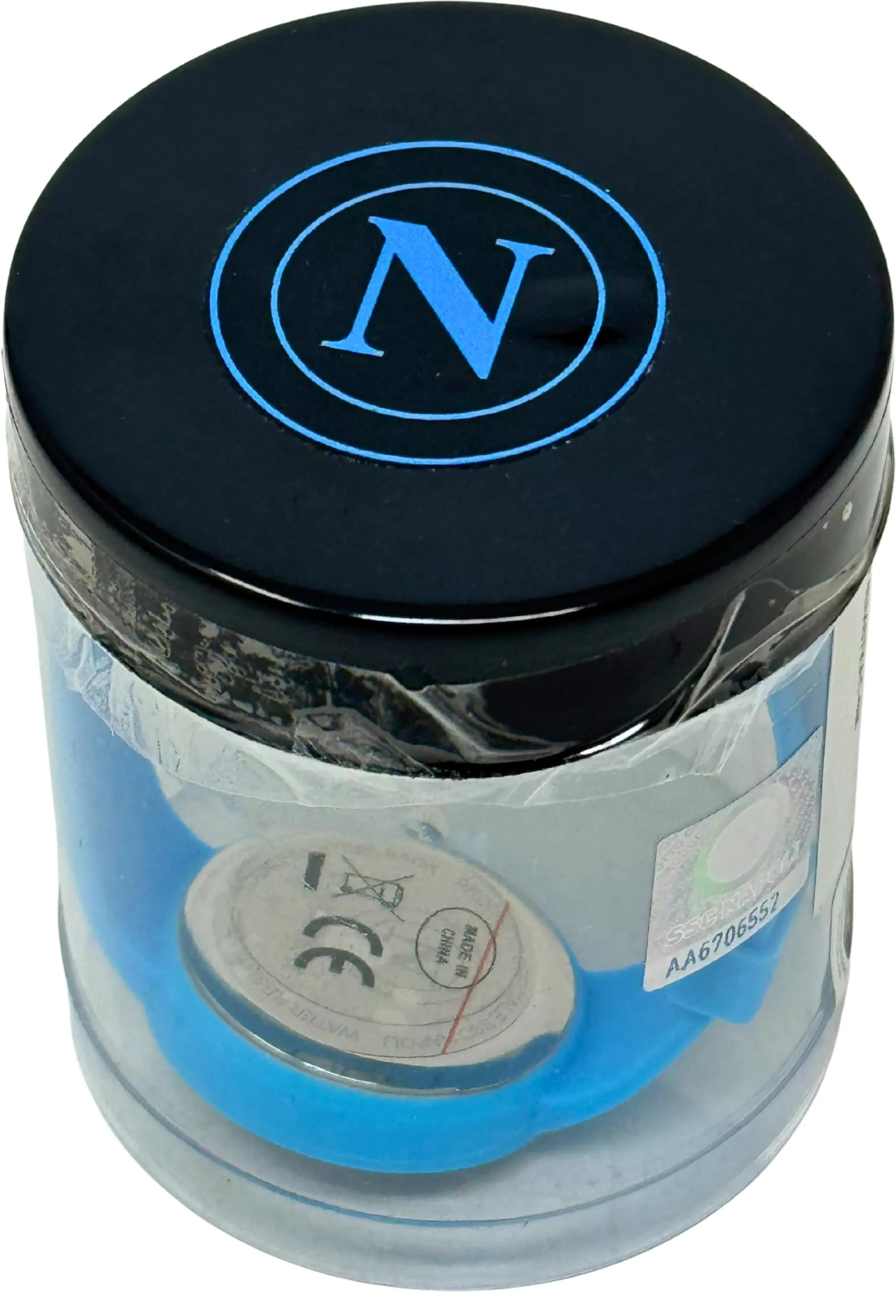 Clondo Orologio da Polso Analogico per Bambini Napoli, Cassa 33mm, Cinturino in Silicone, Azzurro - immagine 4