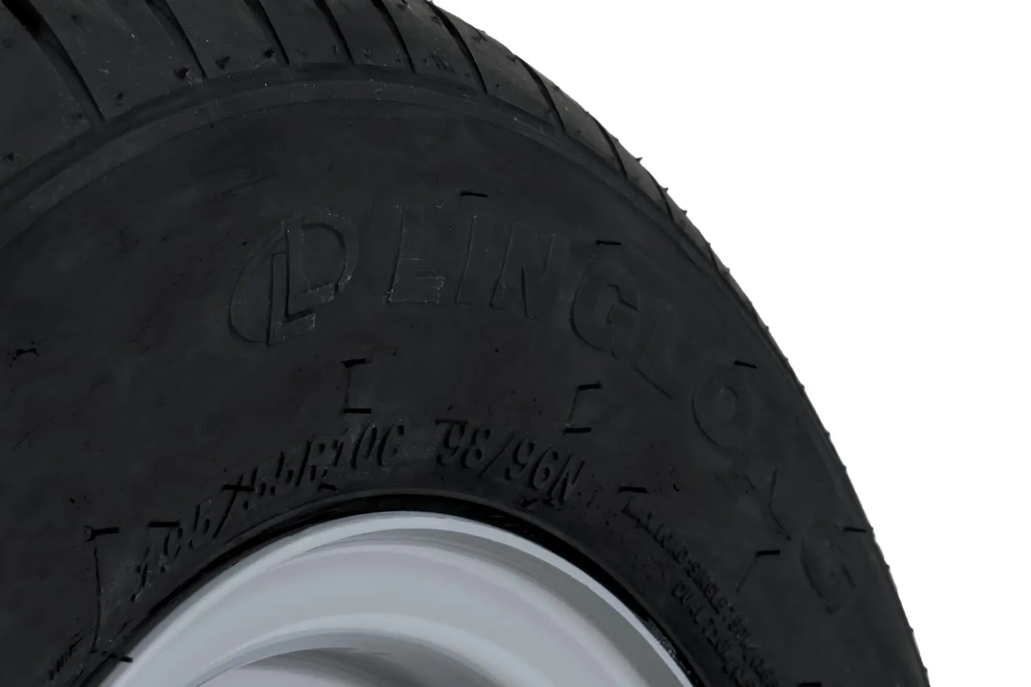 UNITRAILER Ruota Rinforzata 195/55 R10C per Rimorchio, Portata 750 kg, Cerchio Acciaio 6Jx10 H2 5x112 ET:-4, Pneumatico Linglong R701 - immagine 9