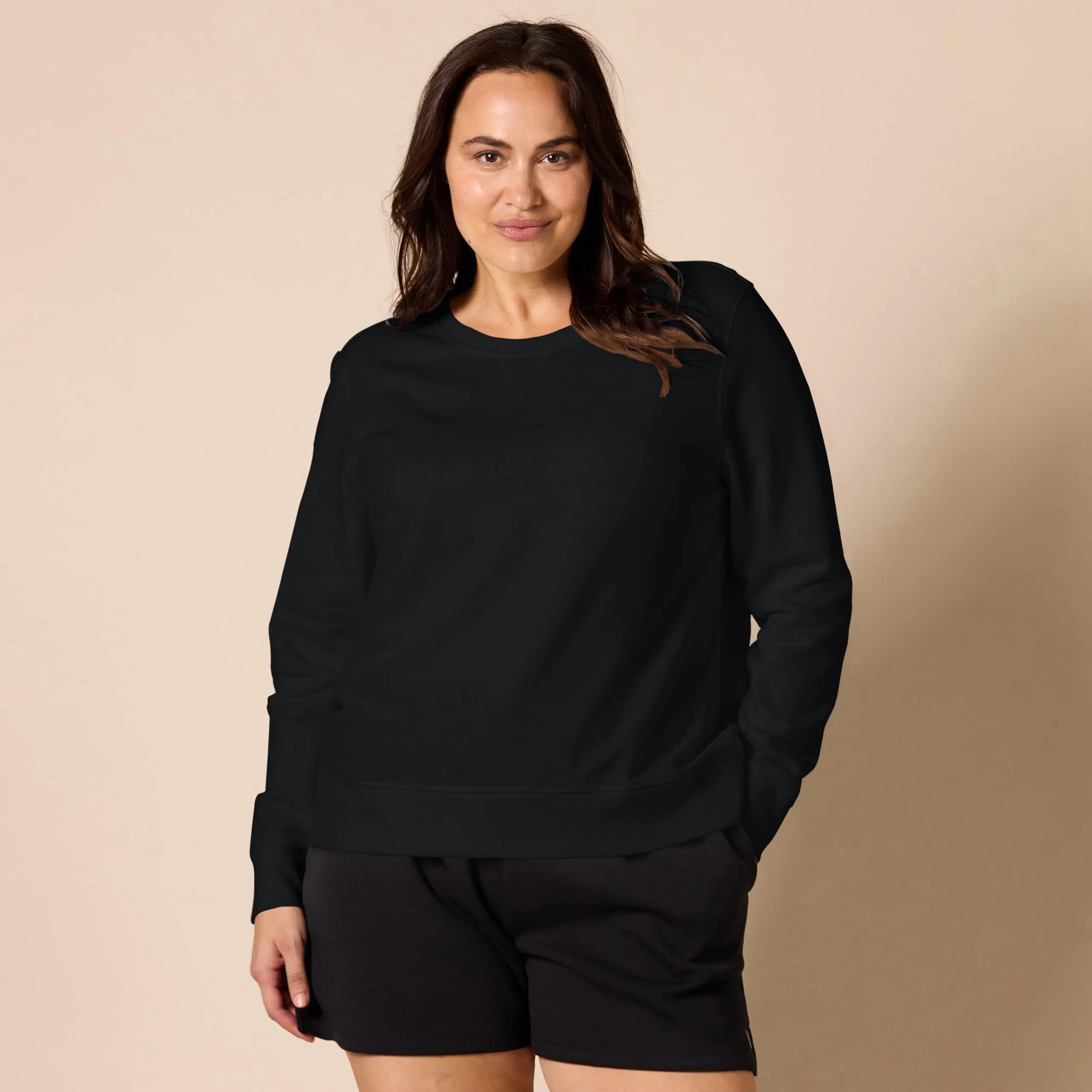 Amazon Essentials Wae50014fl18 Felpa Donna, Nero, Medium - immagine 6