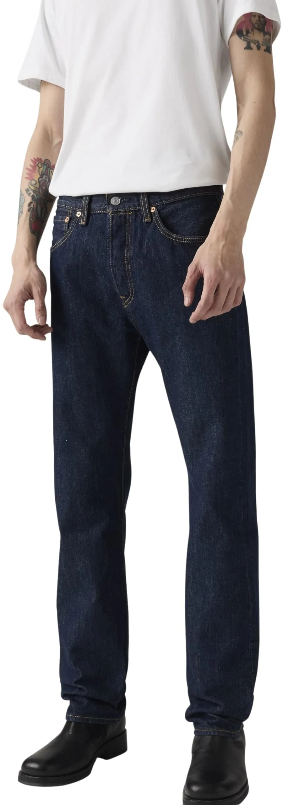 Levi's 501 Original Fit Jeans, Rinse, 33W / 34L - immagine 1