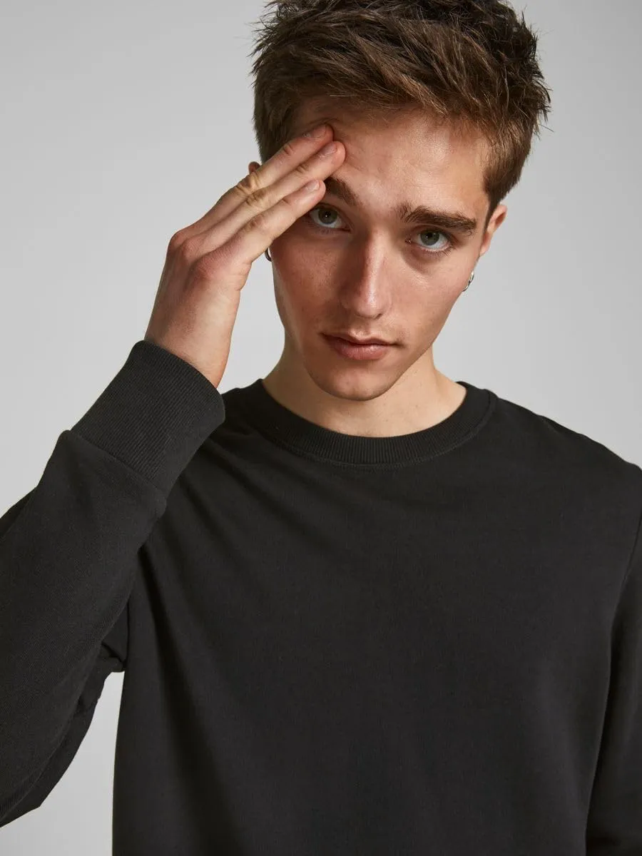 Jack & Jones JJEHOLMEN Sweat Crew Neck Noos Felpa, Black, XL, Regular Fit - immagine 8