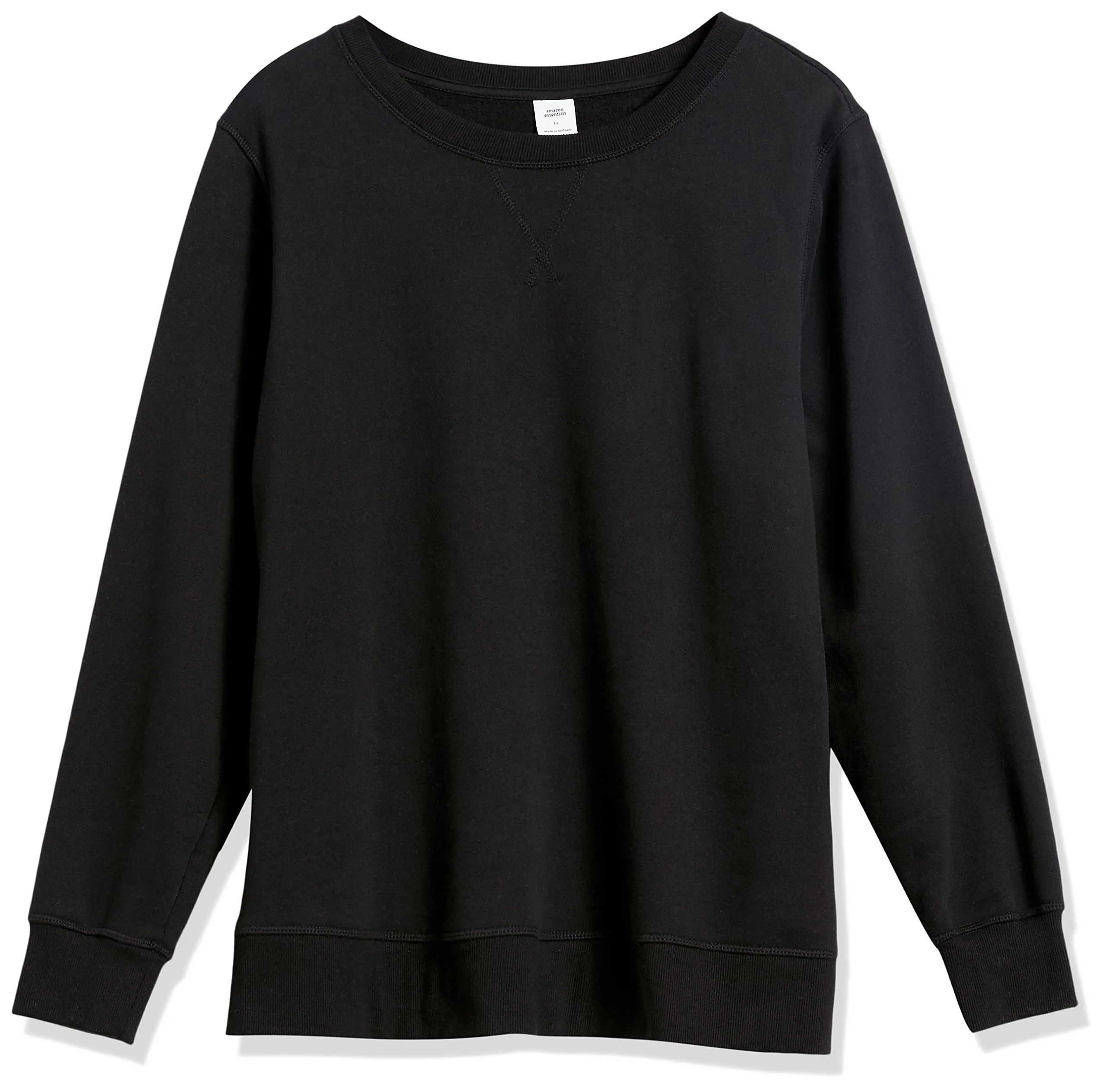 Amazon Essentials Wae50014fl18 Felpa Donna, Nero, XS - immagine 8