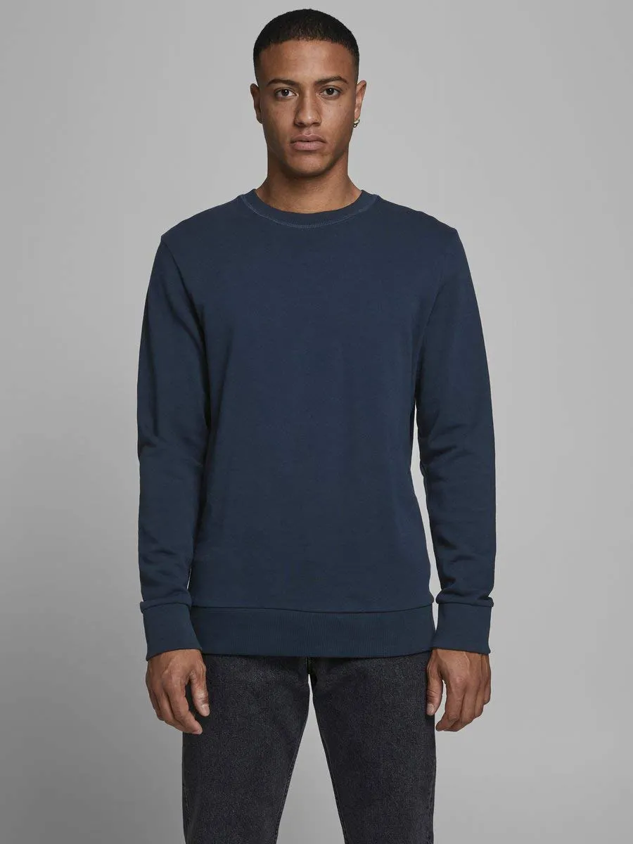 Jack & Jones JJEHOLMEN Sweat Crew Neck Noos Felpa - Navy Blazer - XL - immagine 2