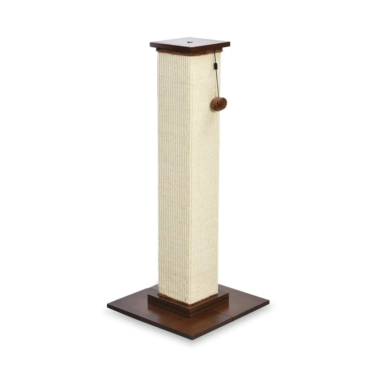 Amazon Basics Tiragraffi per Gatti con Base in Legno, 90 cm, Marrone - immagine 2