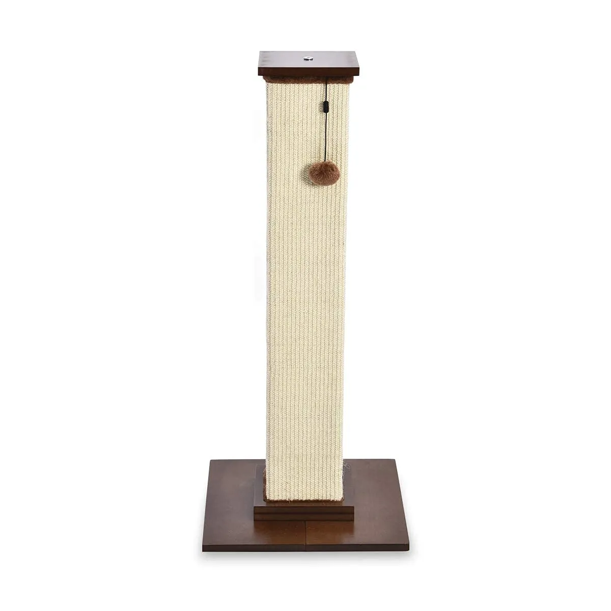 Amazon Basics Tiragraffi per Gatti con Base in Legno, 90 cm, Marrone - immagine 3