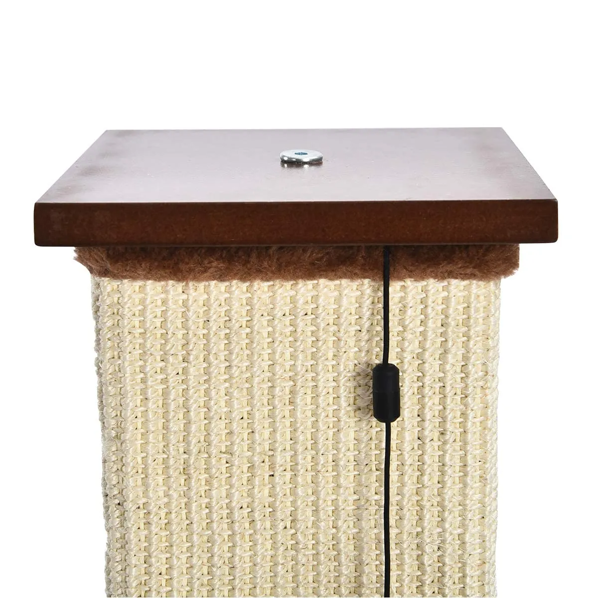Amazon Basics Tiragraffi per Gatti con Base in Legno, 90 cm, Marrone - immagine 4