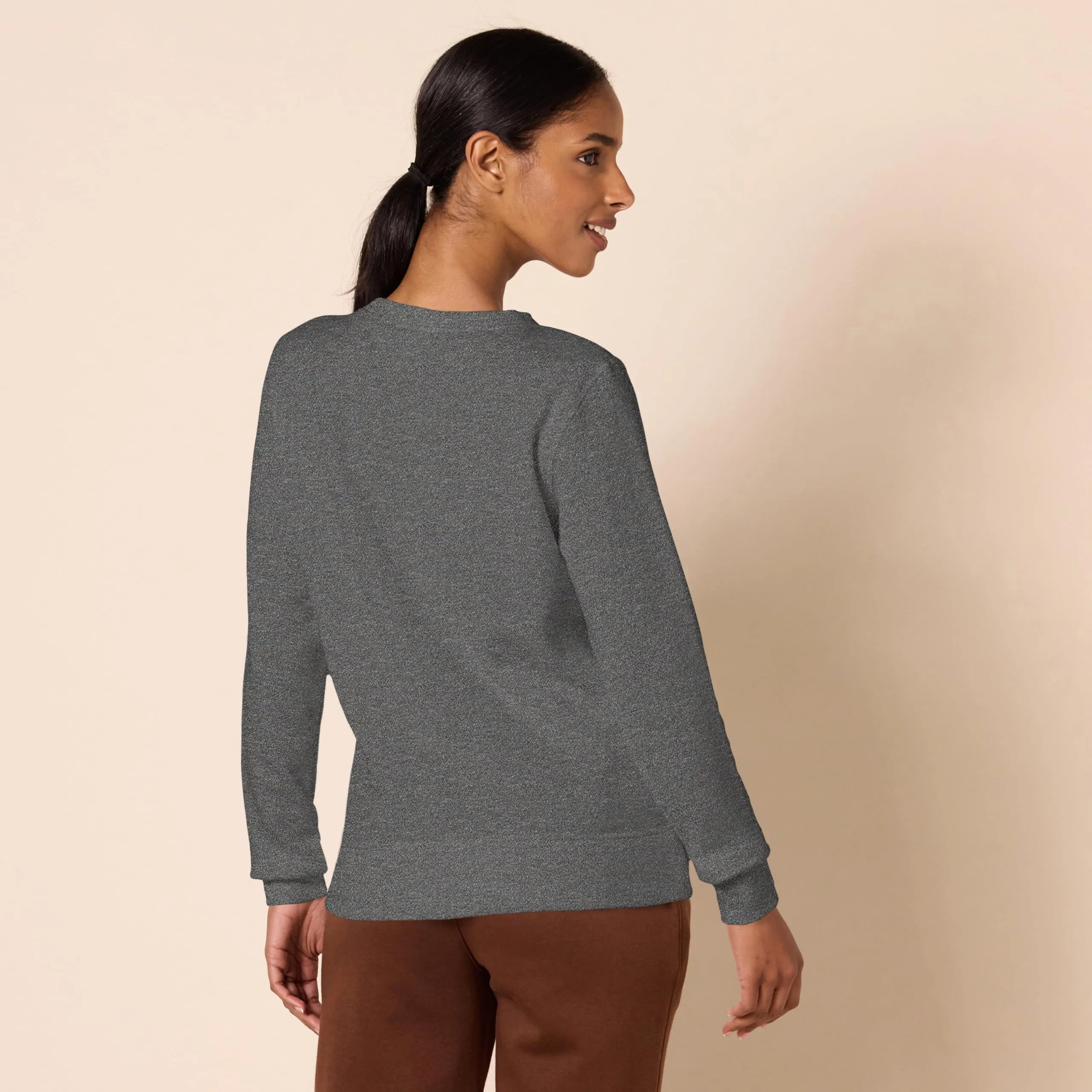 Amazon Essentials Wae50014fl18 Felpa Donna, Grigio Charcoal Heather, Medium - immagine 2