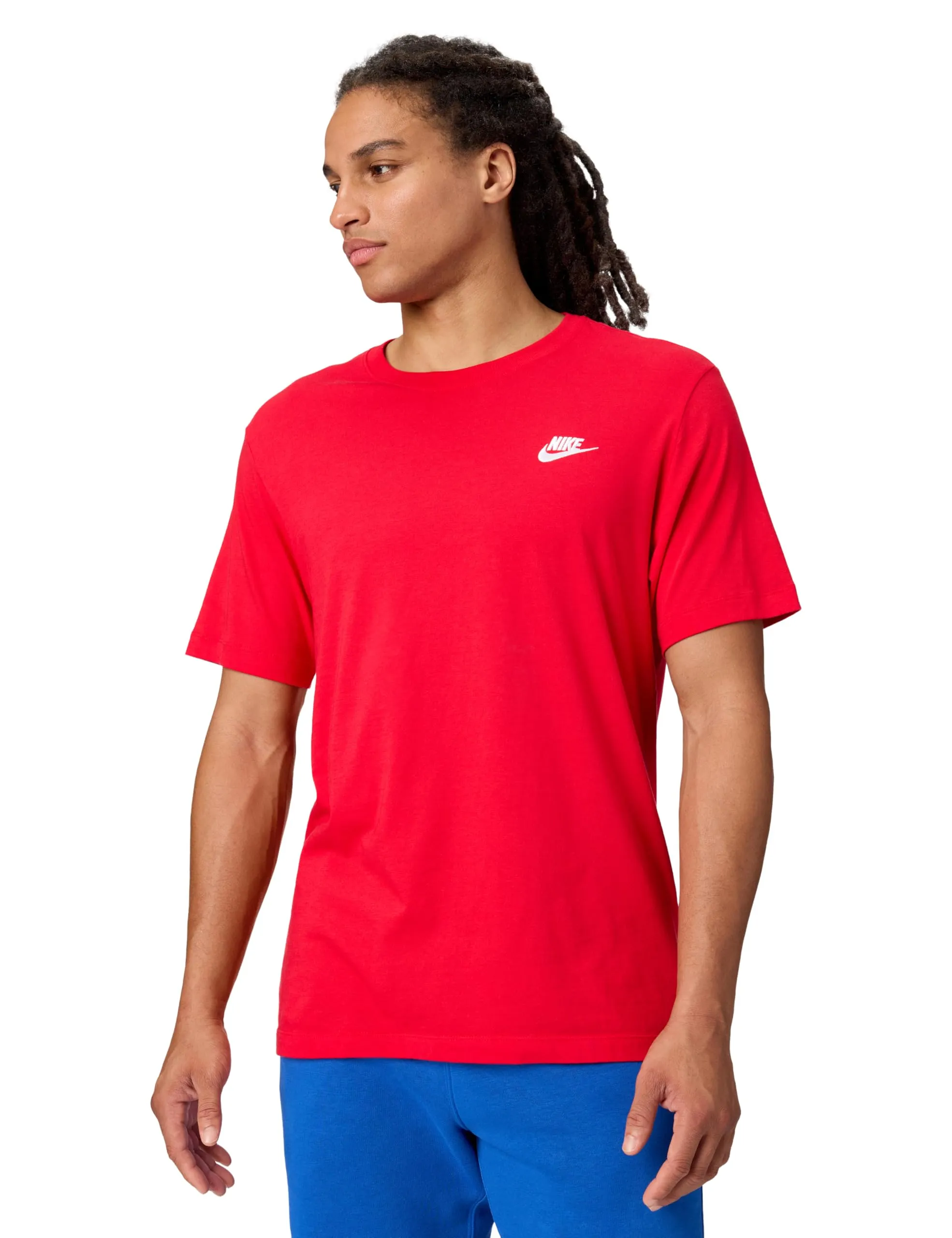Nike NSW Club Tee, University Red White, Men's M - immagine 1
