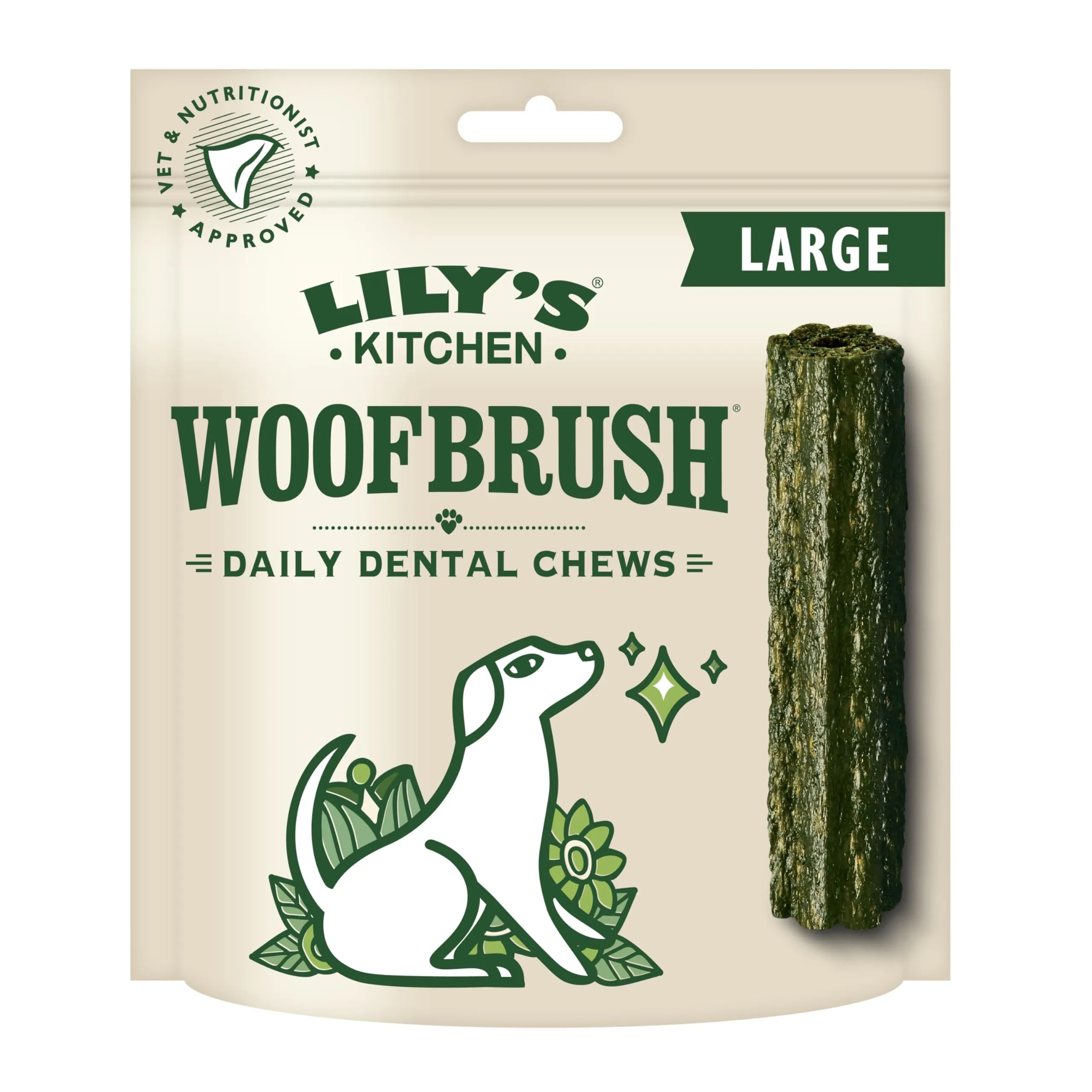 Lily's Kitchen Woofbrush Bastoncini Dentali Grandi per Cani Adulti (7 x 47g) - immagine 1