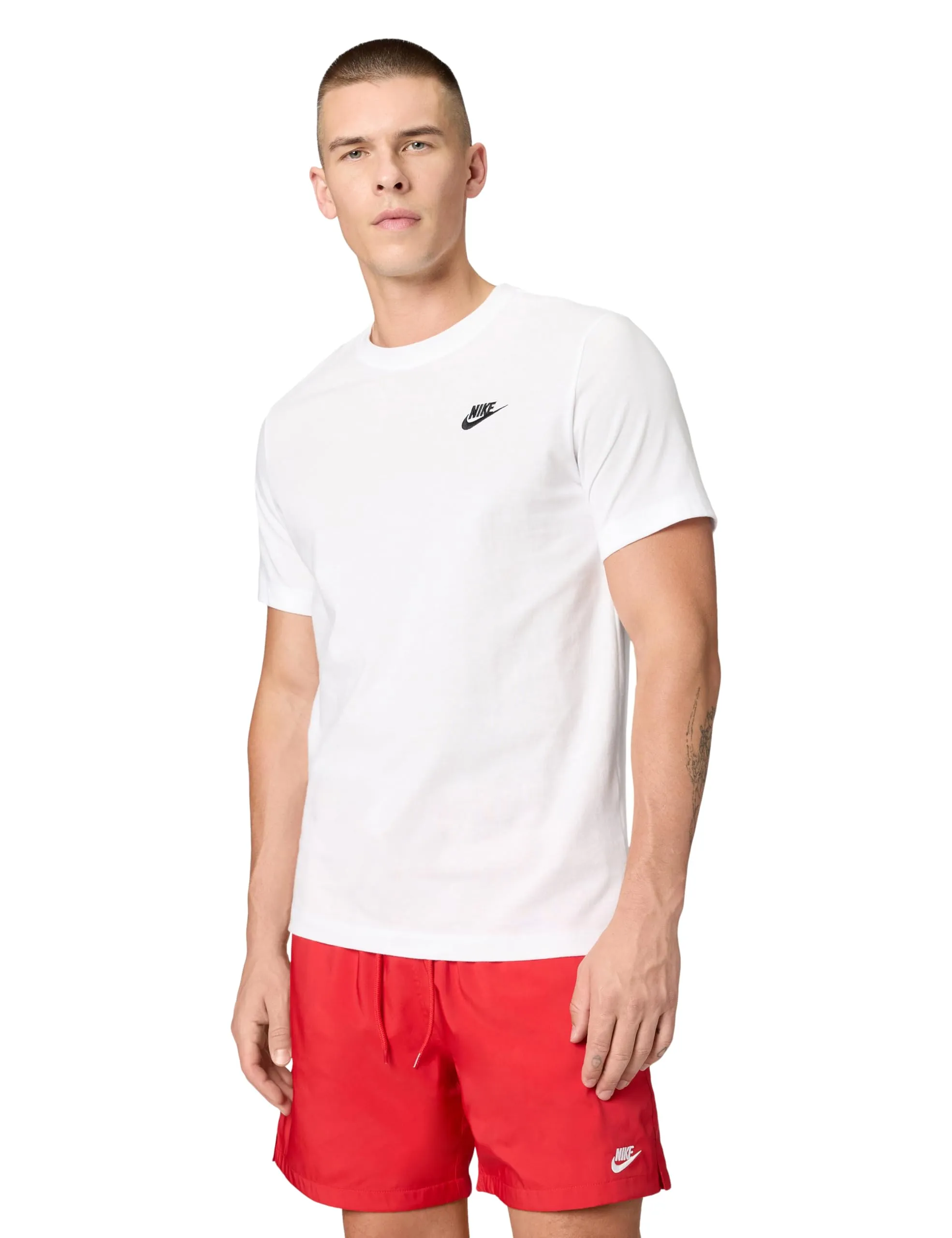 Nike NSW Club Tee, White Black - immagine 1