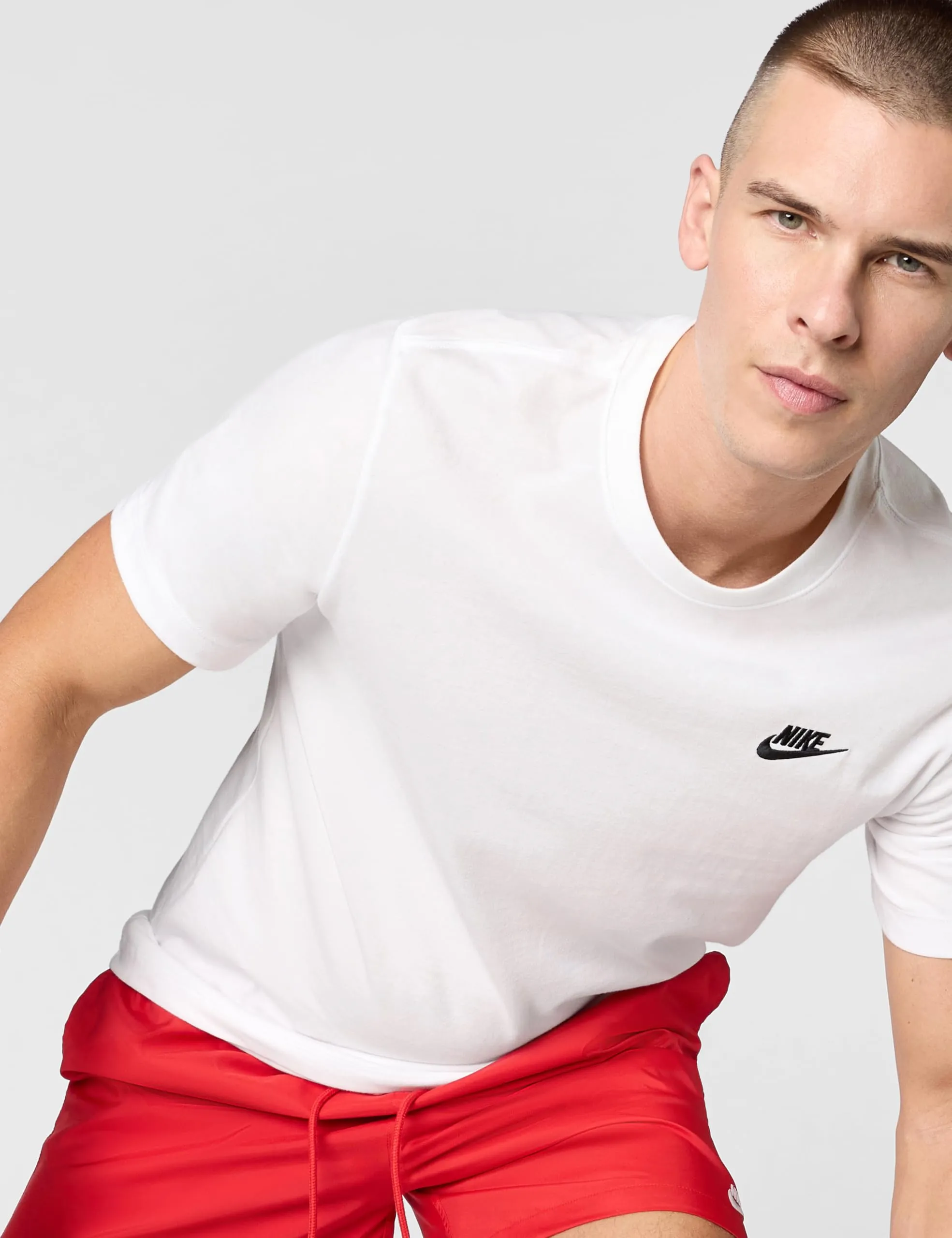 Nike NSW Club Tee, White Black - immagine 3