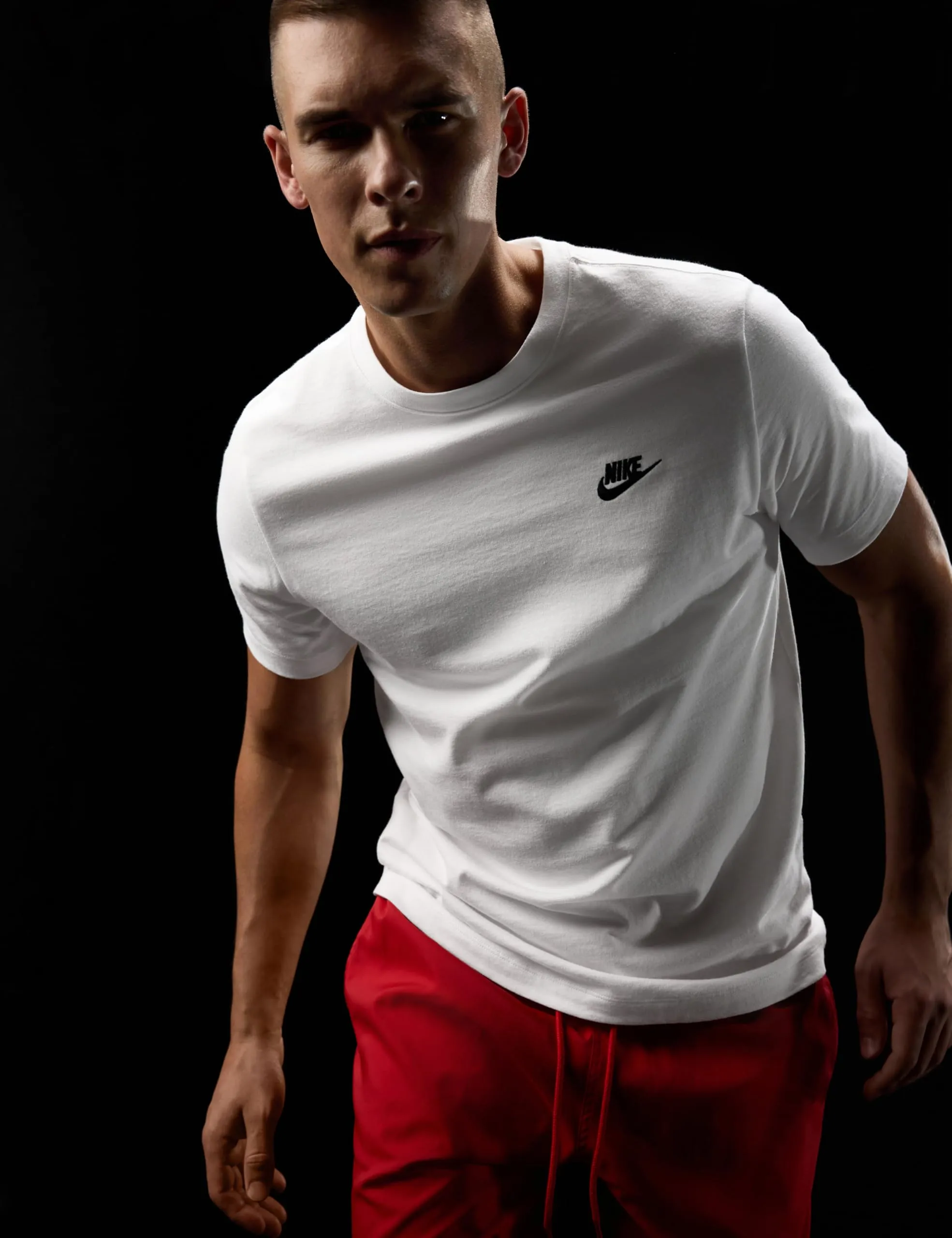 Nike NSW Club Tee, White Black, S - immagine 2