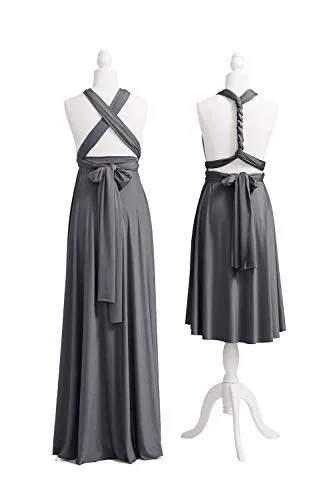 72styles Abito Cerimonia Donna Elegante Infinity Damigella d'Onore - immagine 4