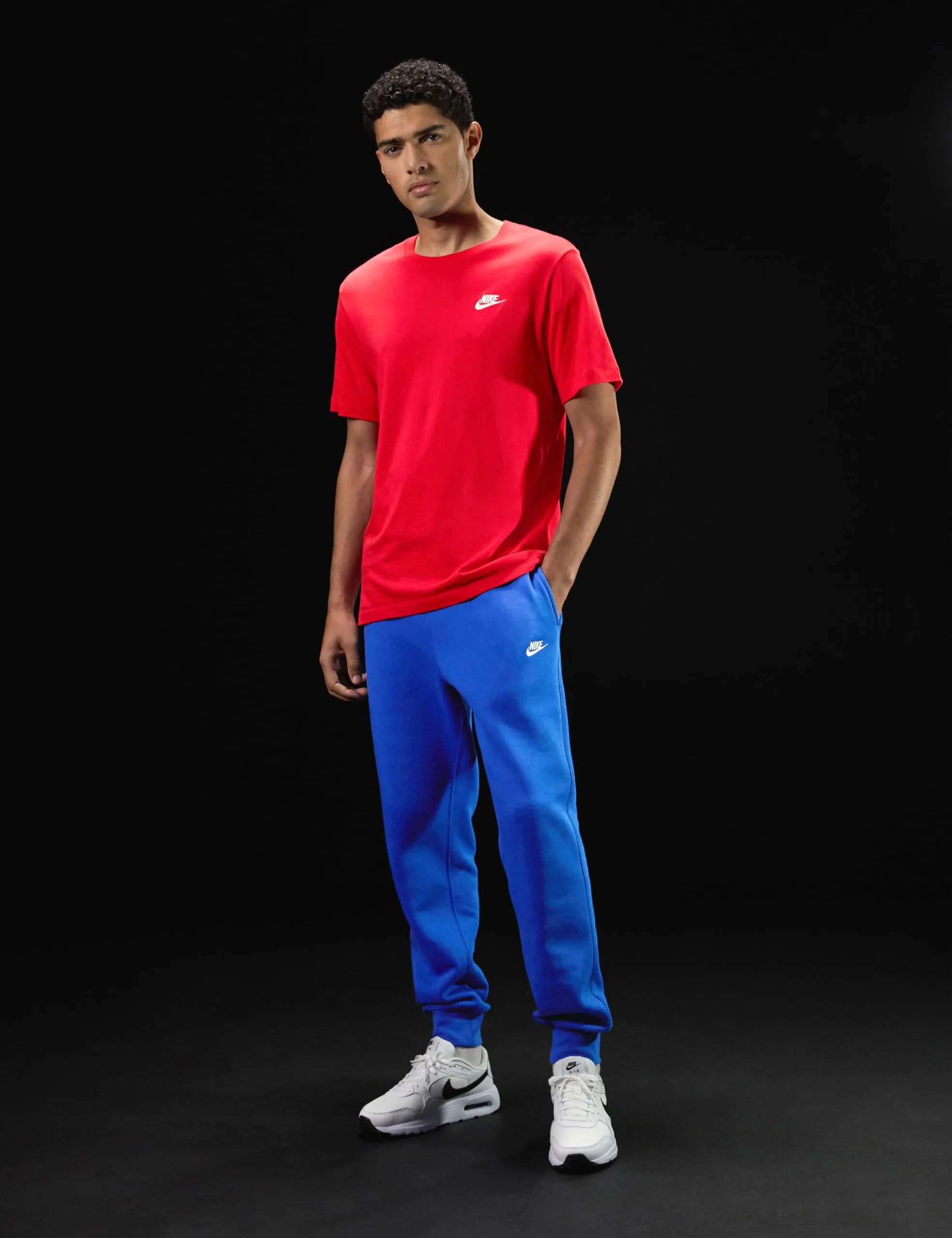 Nike NSW Club Tee, University Red White, L Men - immagine 3